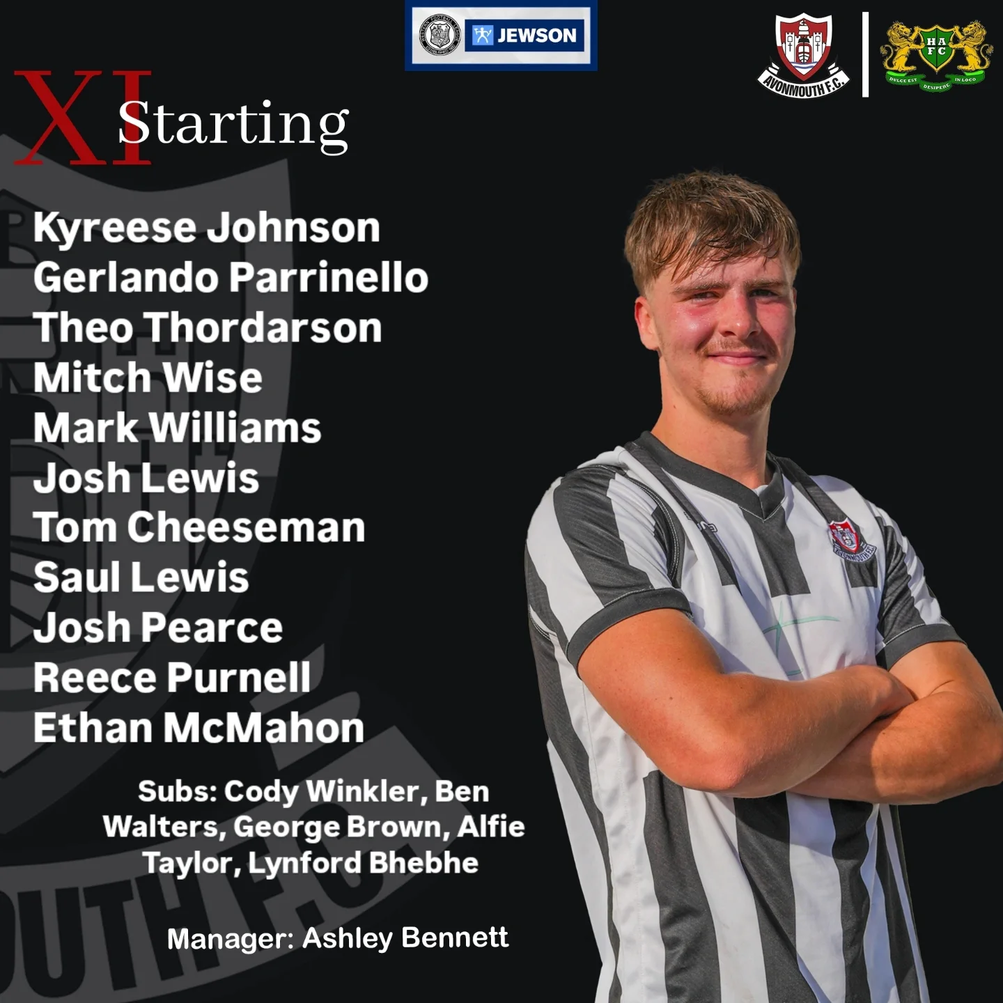 Our starting 11 for the game... - Avonmouth Football Club | Facebook