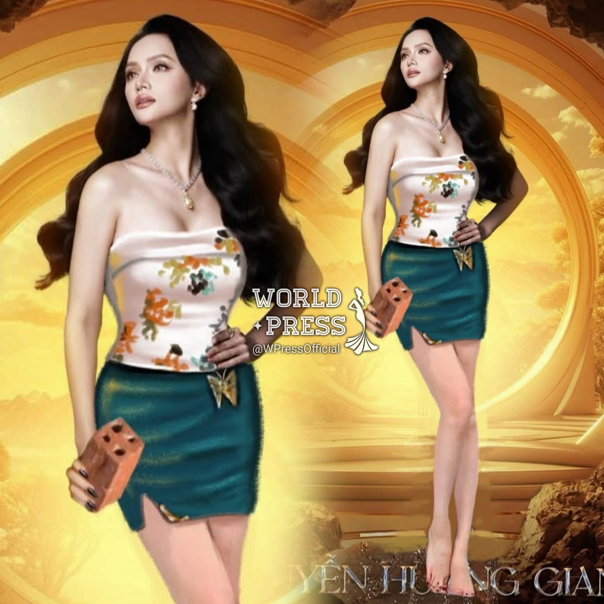 World - Bất ngờ hé lộ National Costume của Hoa Hậu Hương Giang tại Miss ...