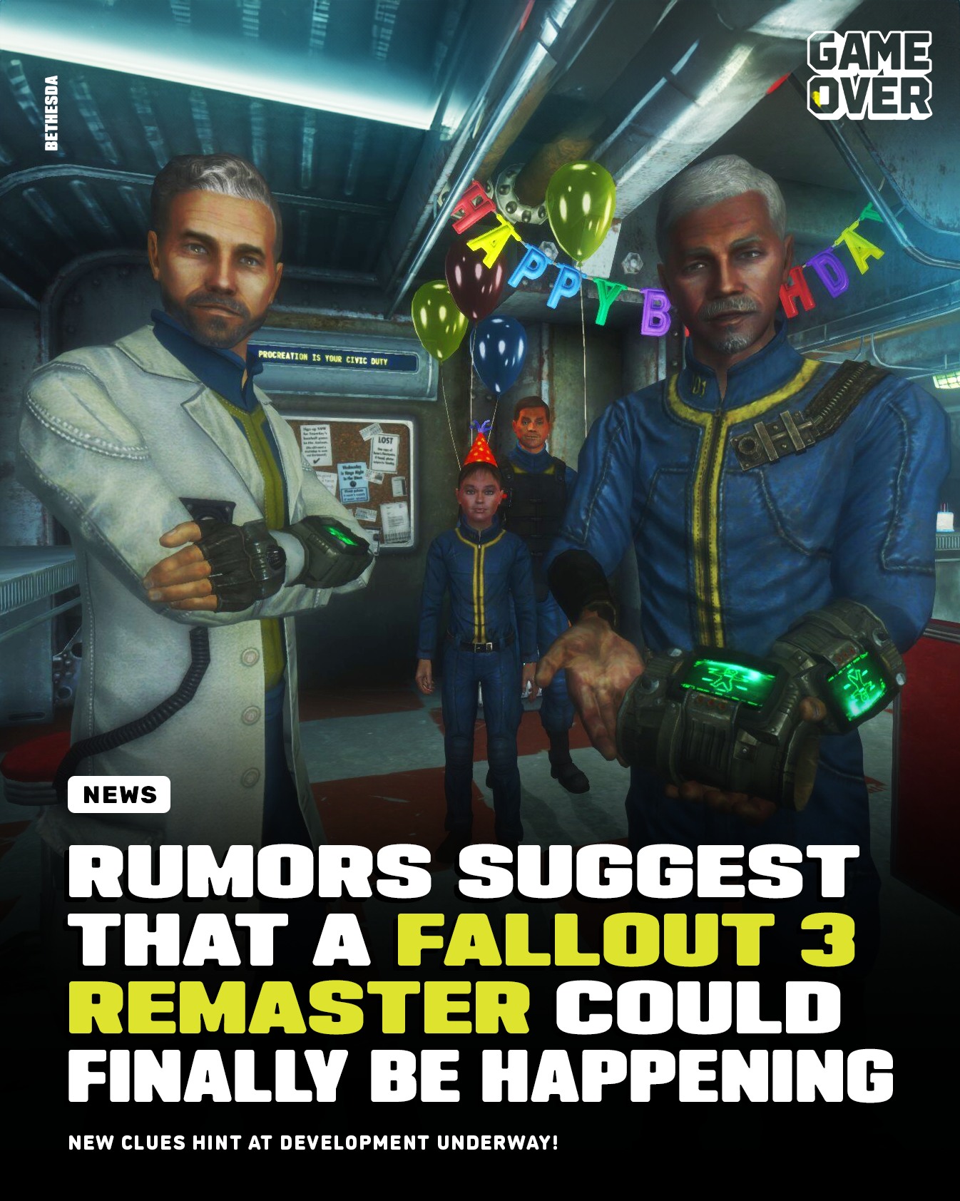 Game - 👀 Fallout 3 might be getting a full remaster! Todd Howard ...