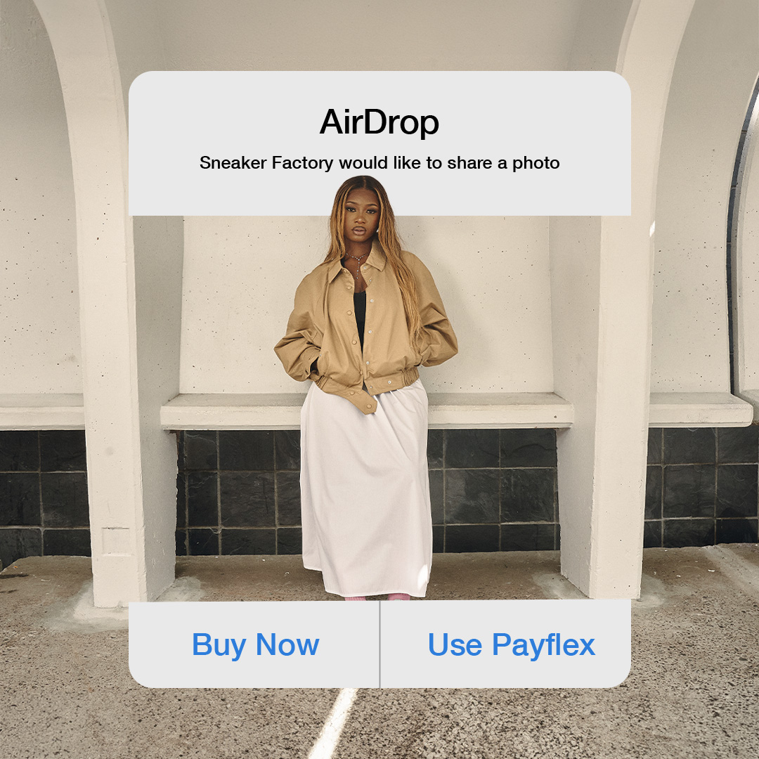 Sneaker - Drip now. Pay later. 🔥 Use Payflex and break it into