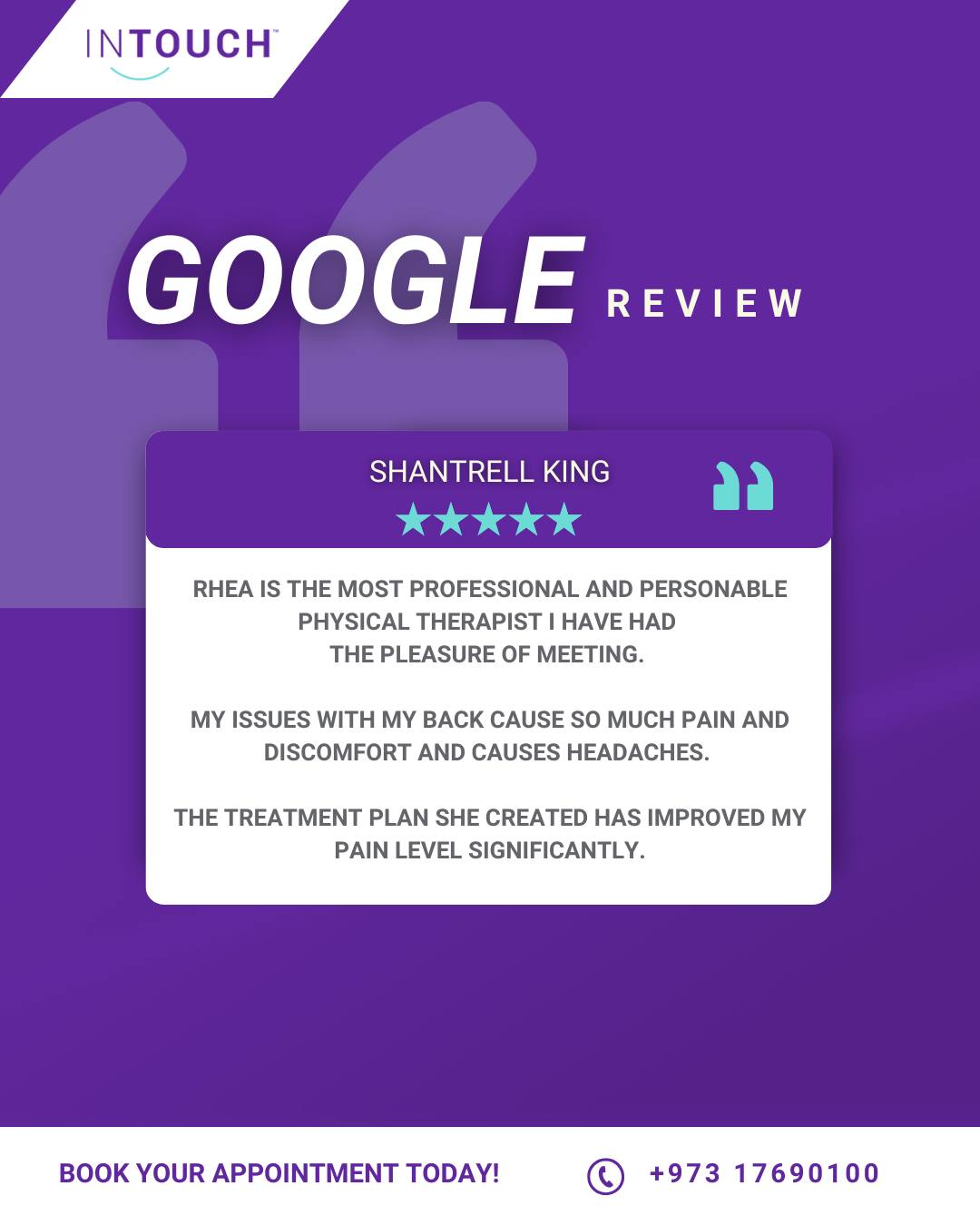 InTouch - ⭐ Google Review Spotlight ⭐ 