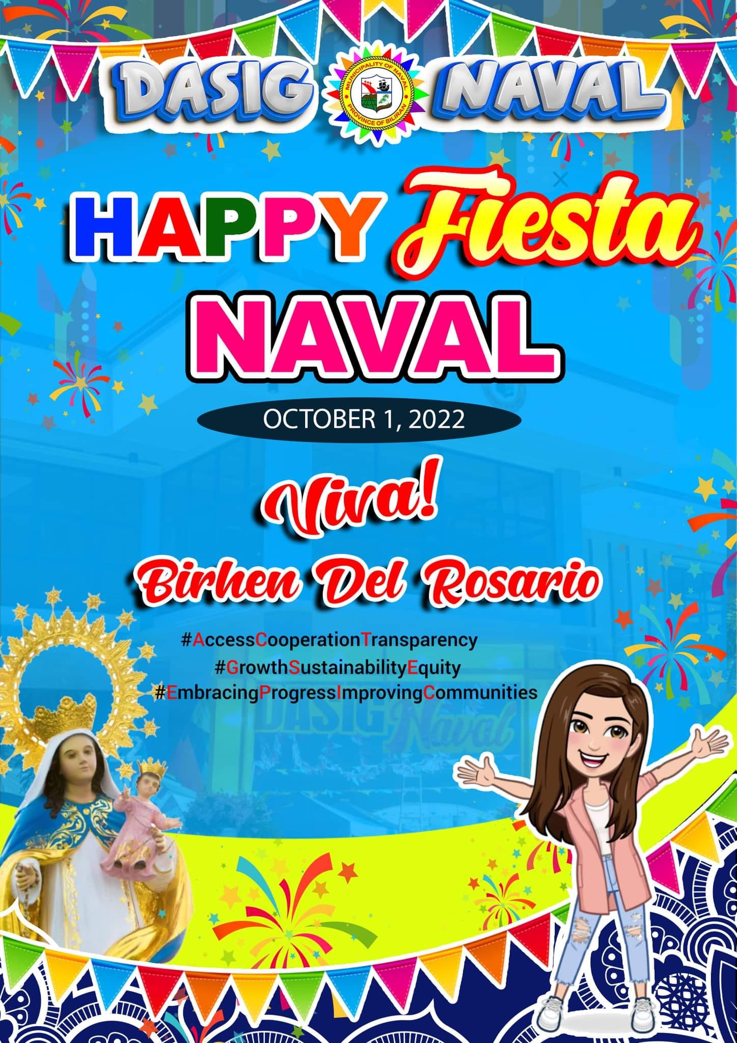 LGU Naval - Happy Fiesta Naval🎉🎉🎉🎊🎊🎊 Viva Birhen del...