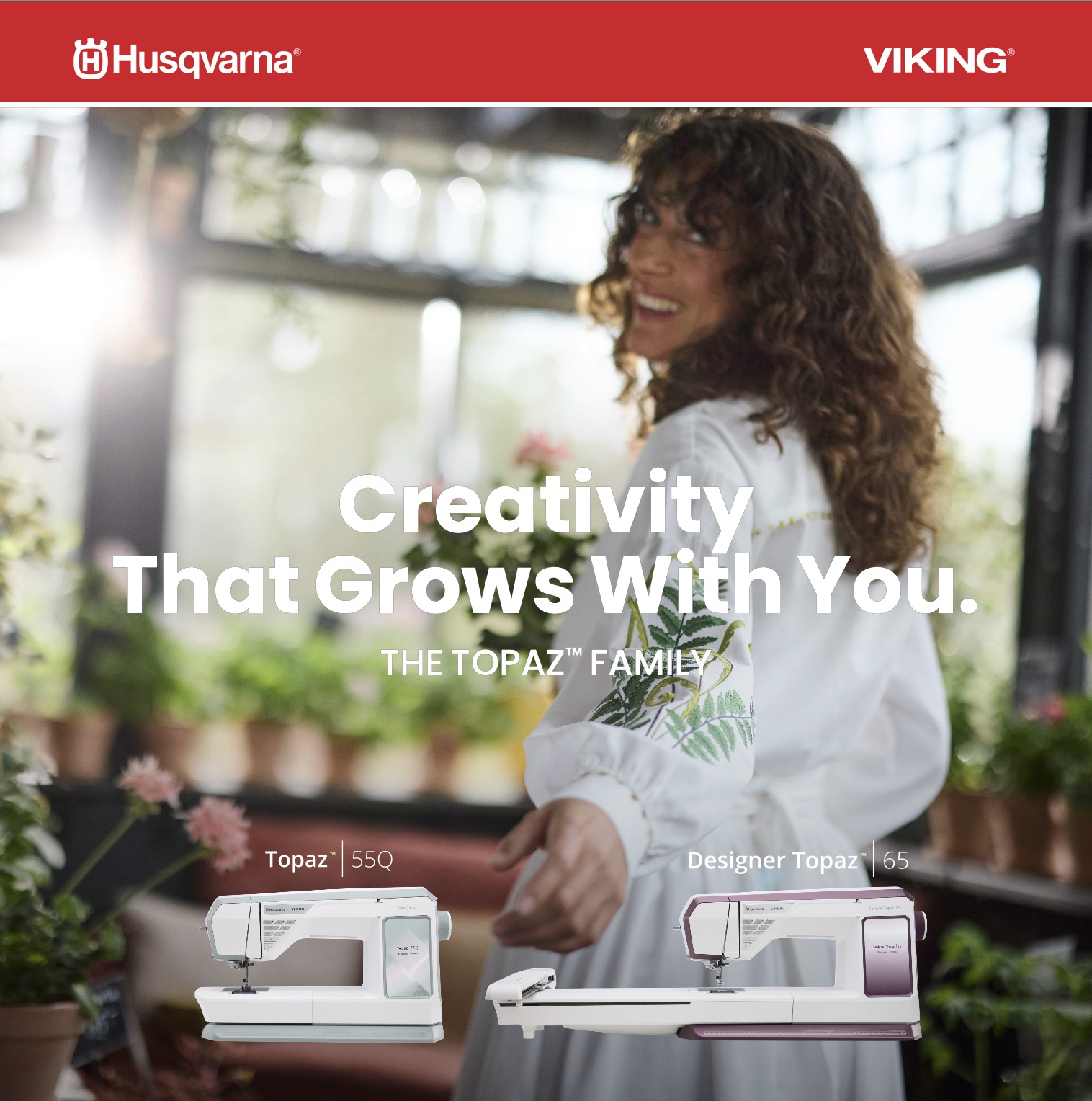 The Quilters - 🧵 Meet the ALL NEW Husqvarna Viking Topaz™ 55Q & 65! 🧵 ...