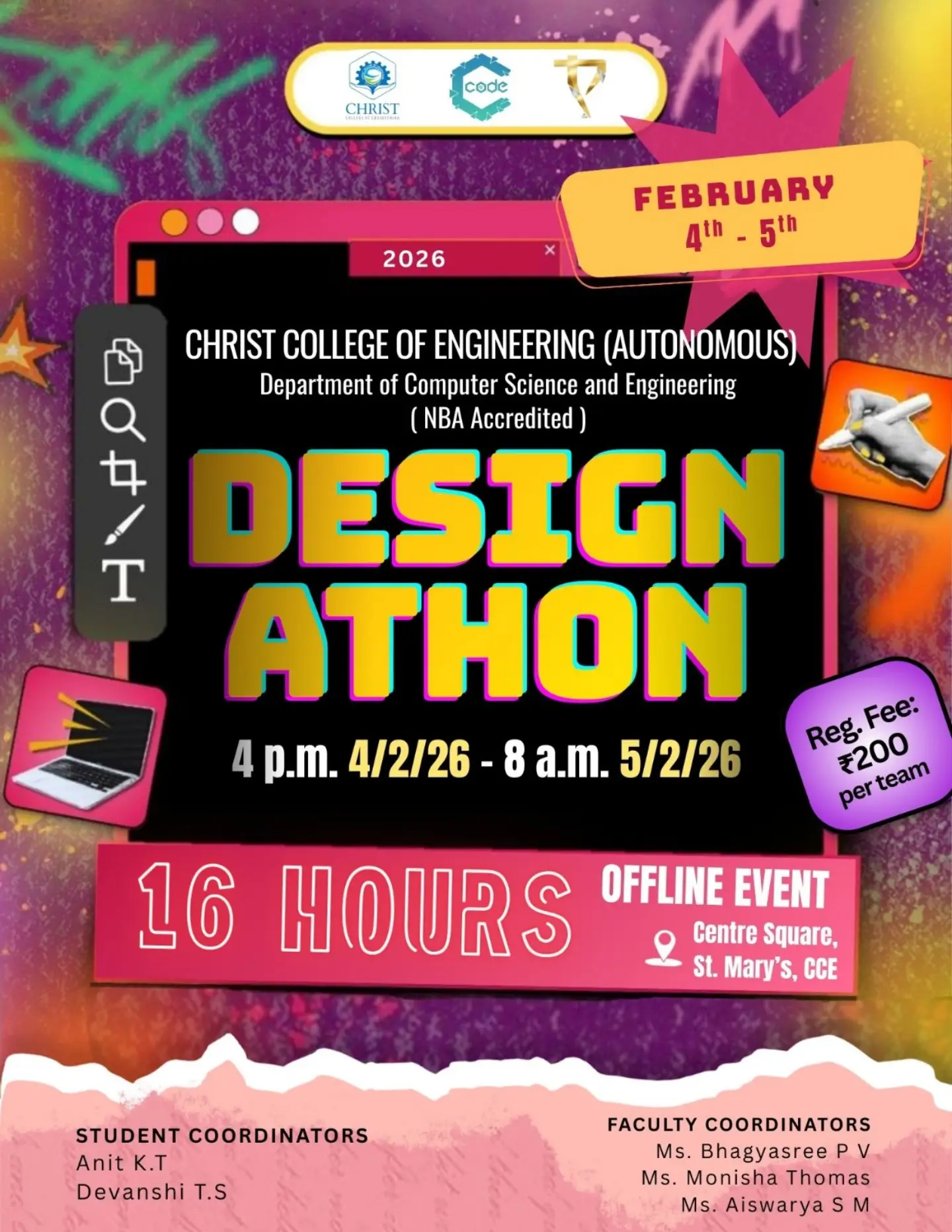 Christ - 🎨 DESIGNATHON 2026 — Design • Innovate • Create 🚀 The ...