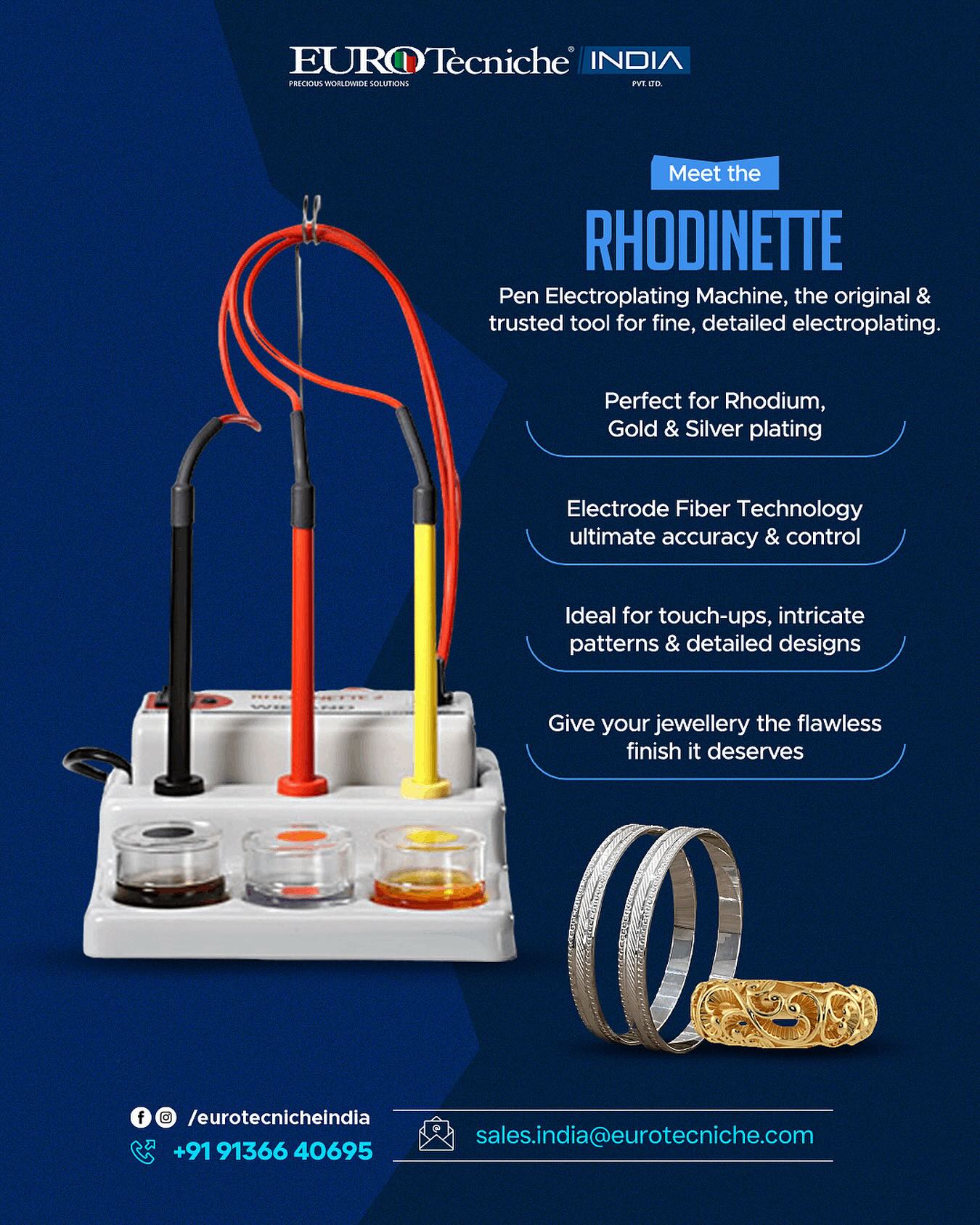 Eurotecniche - Meet the RHODINETTE — The Original Pen Electroplating ...