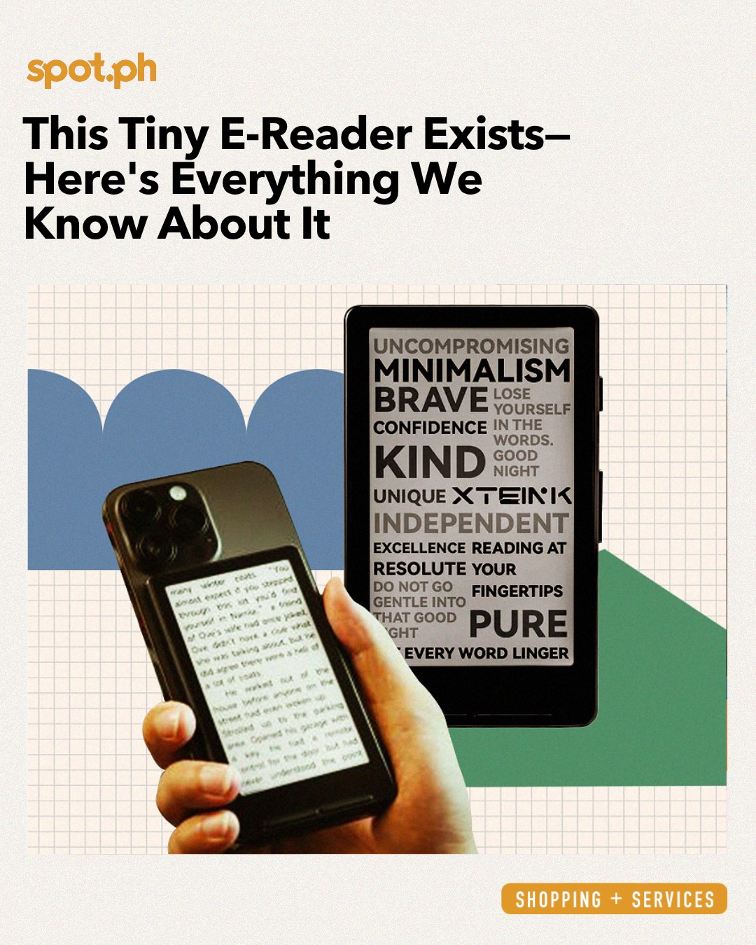 spot.ph - The Xteink X4 is a tiny e-reader made for... | Facebook