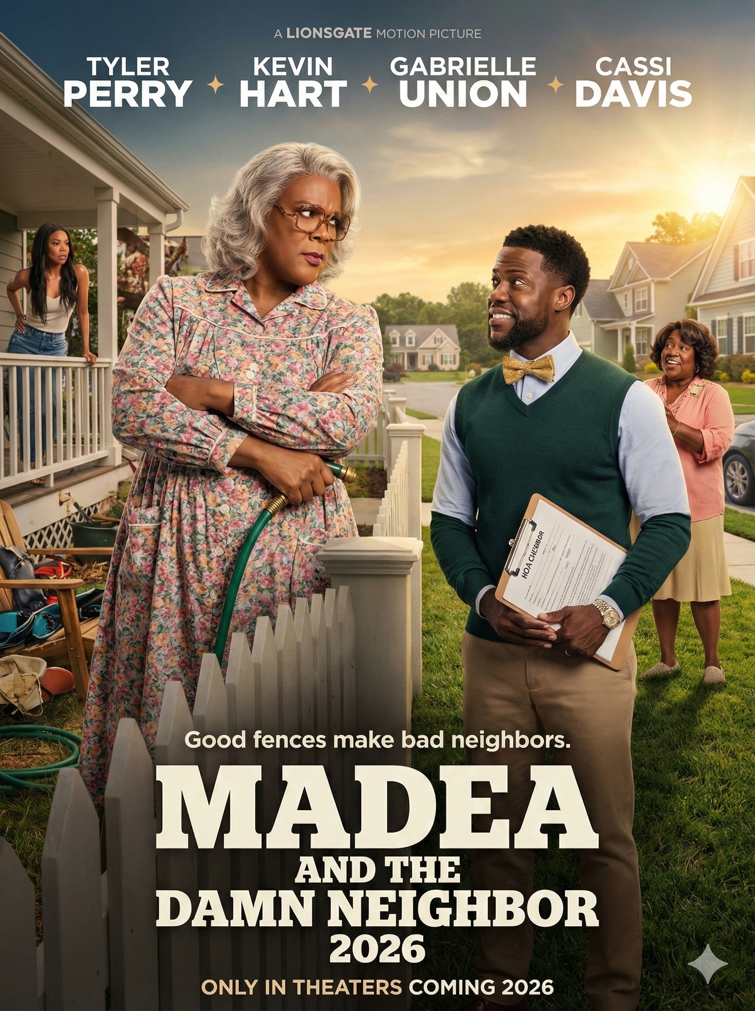 Movie - 🎬 Madea and the Damn Neighbor (2026) New block. New beef. Same ...