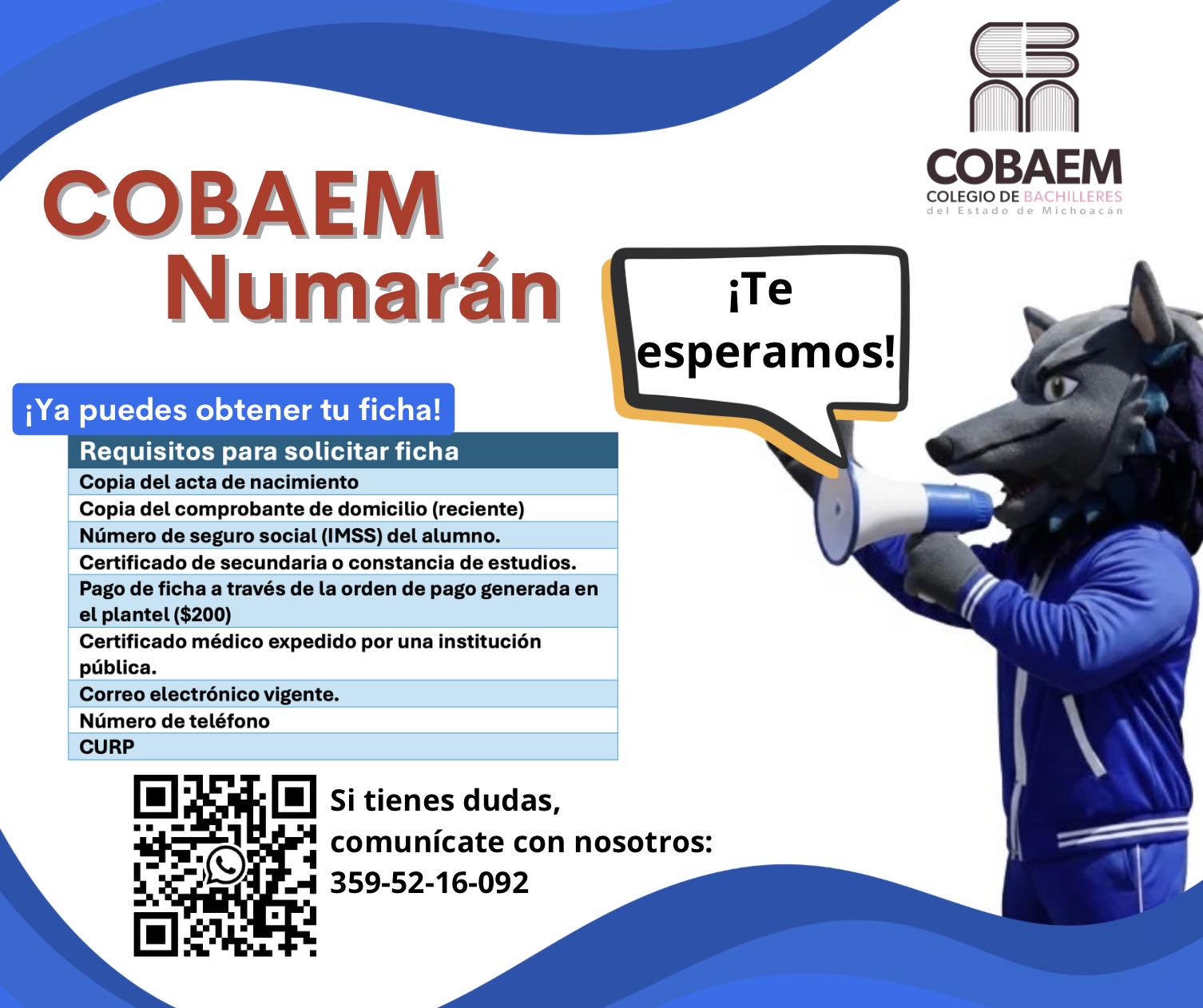 ¡Atención, futuros estudiantes!... - COBAEM Plantel Numarán | Facebook