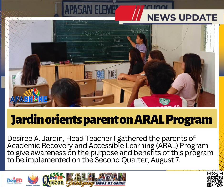 #DepEdPhilippines... - DepEd Tayo Apasan ES - Quezon Province | Facebook