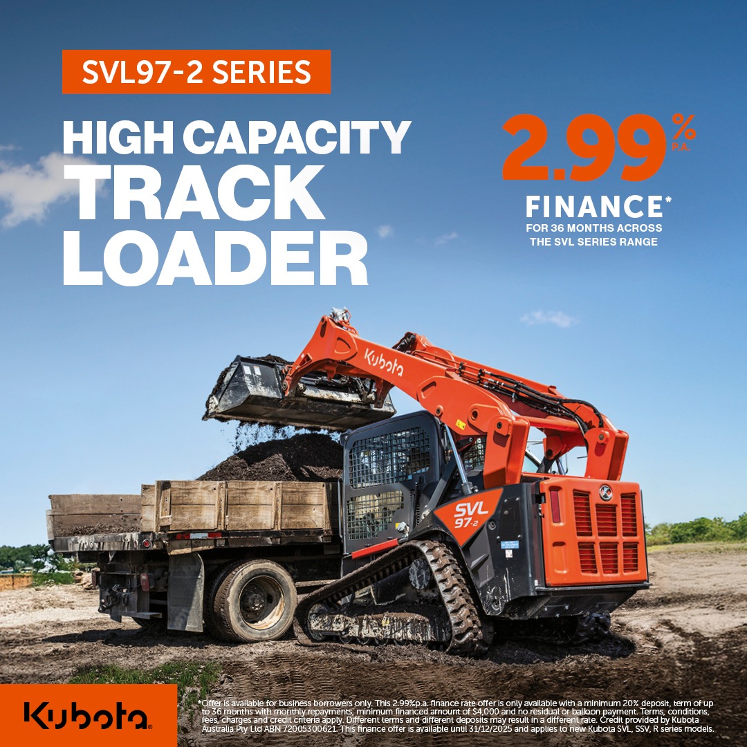AHS - 💪 MORE POWER. MORE PAYLOAD. LESS EFFORT. The Kubota SVL97-2 Track ...