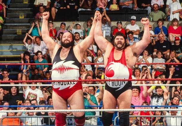 Former WWE Tag Team Champions and WWE Hall of Famers Typhoon and