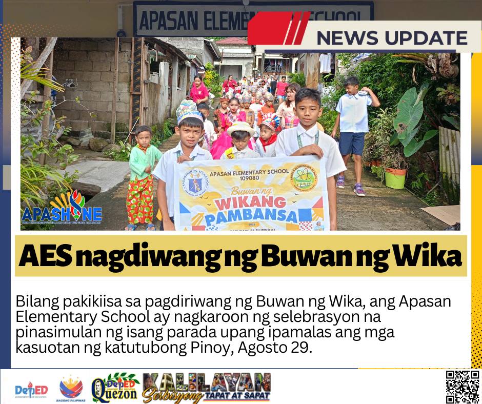 #DepEdPhilippines... - DepEd Tayo Apasan ES - Quezon Province | Facebook