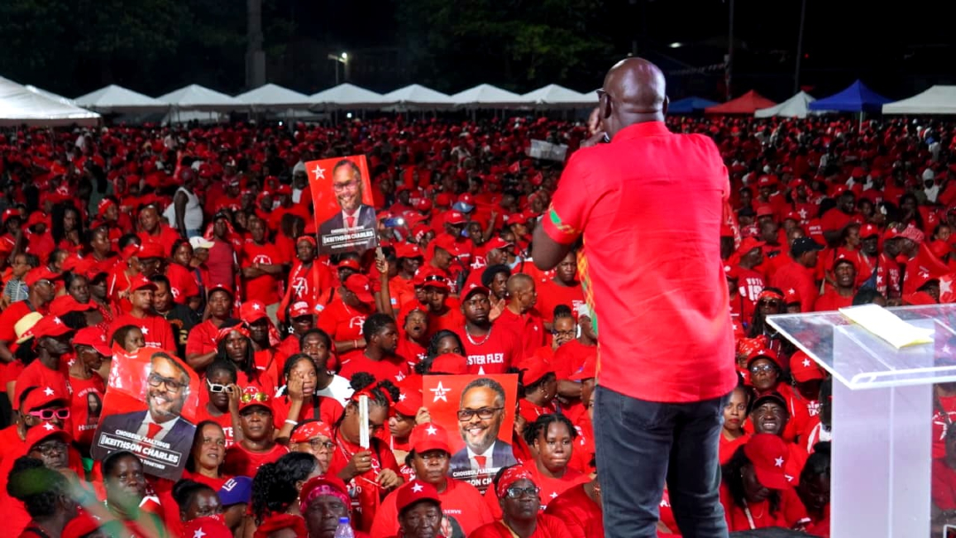 A record-breaking crowd filled... - Saint Lucia Labour Party | Facebook