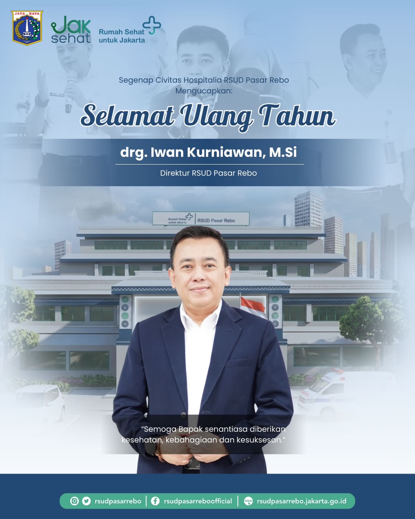 RSUD - Segenap Civitas Hospitalia RSUD Pasar Rebo mengucapkan: 🎉 ...