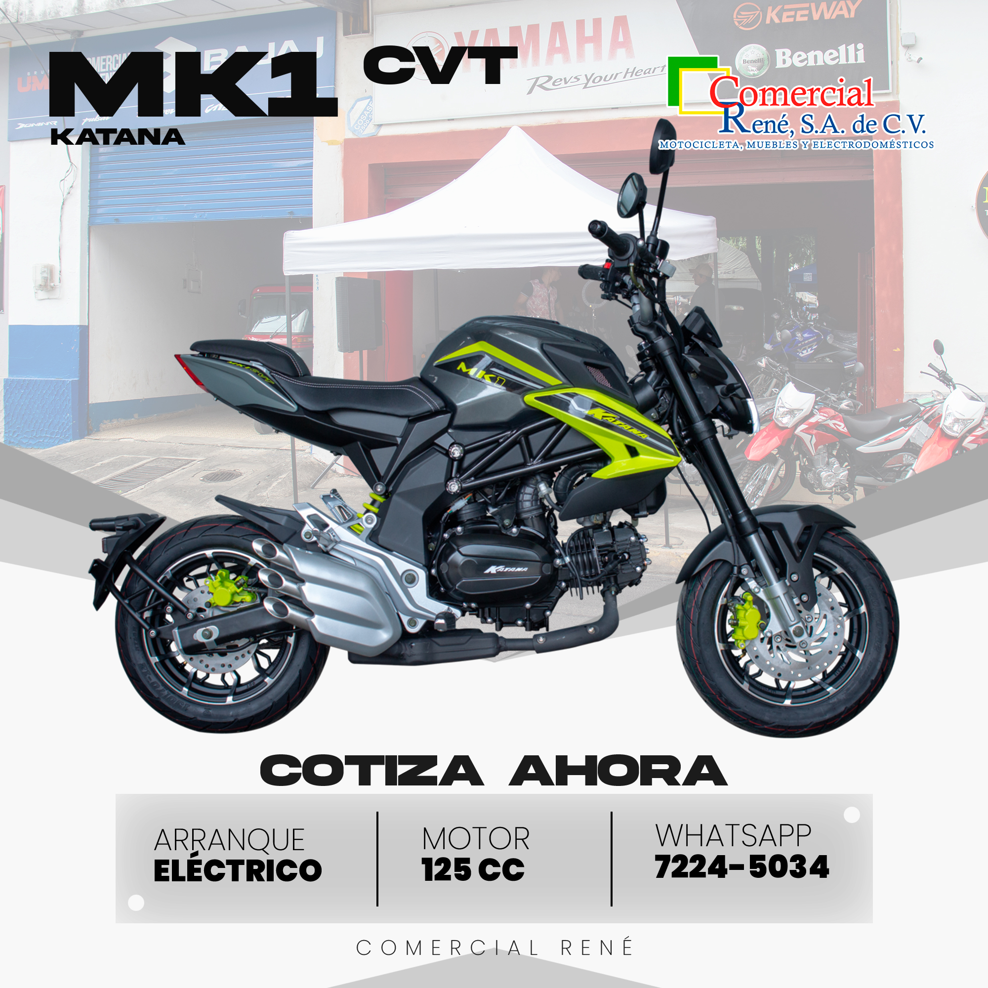 🔥 ¡Domina las calles con la nueva Katana MK1 CVT! 🔥 🚀 Velocidad