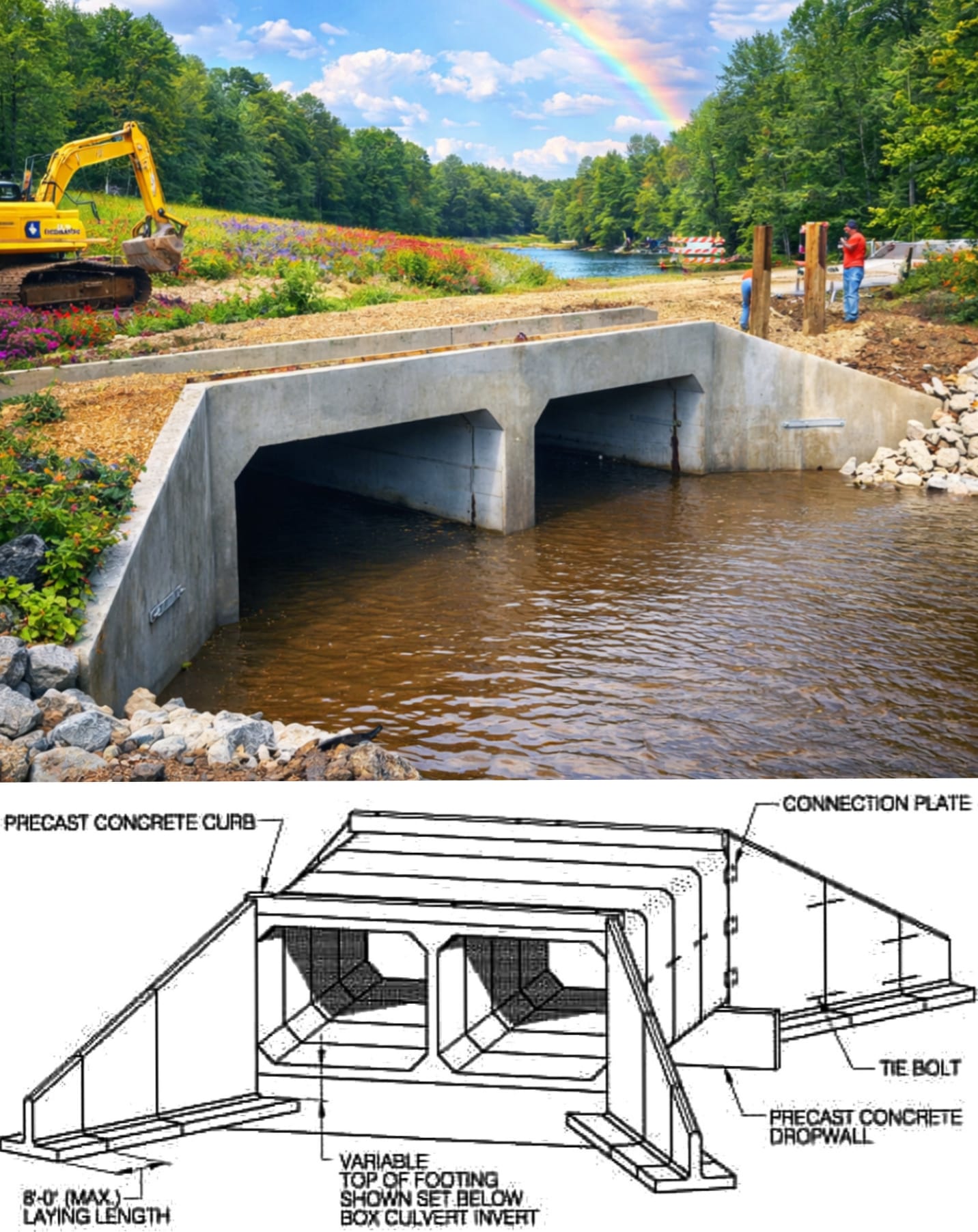 Civil - Box Culverts Wieser Concrete #BoxCulvert #WieserConcrete # ...