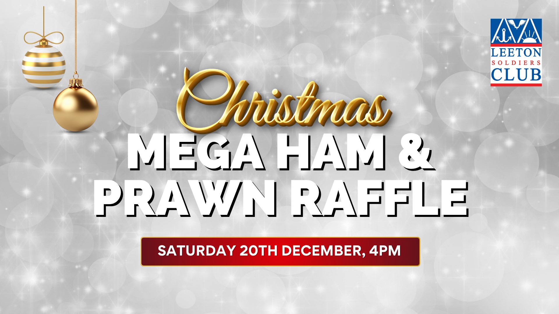 Christmas Mega Ham & Prawn Raffle