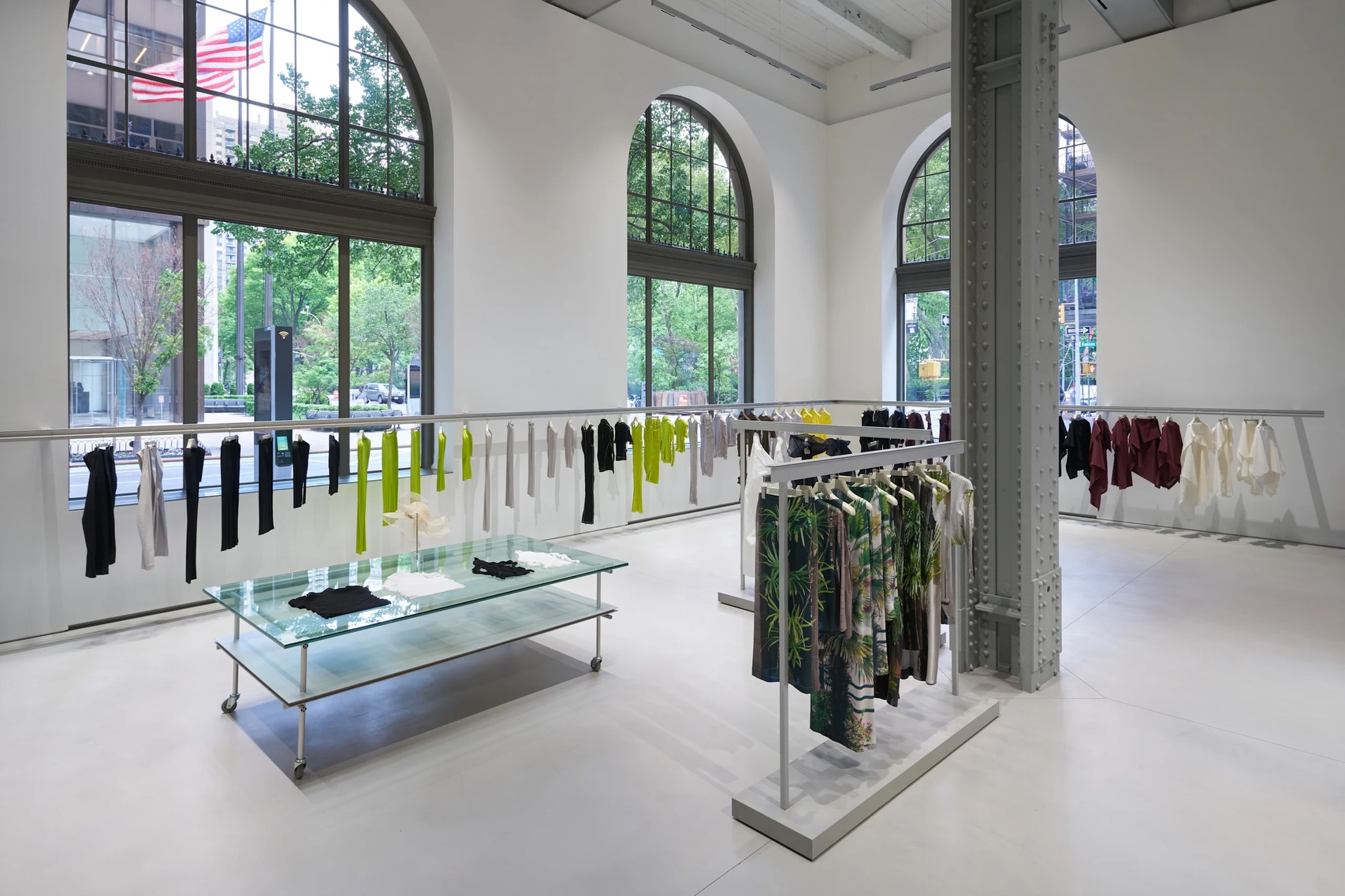 Japanese fashion house Issey Miyake has opened a striking new