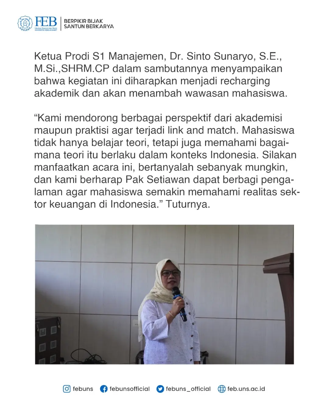 Fakultas Ekonomi dan Bisnis UNS