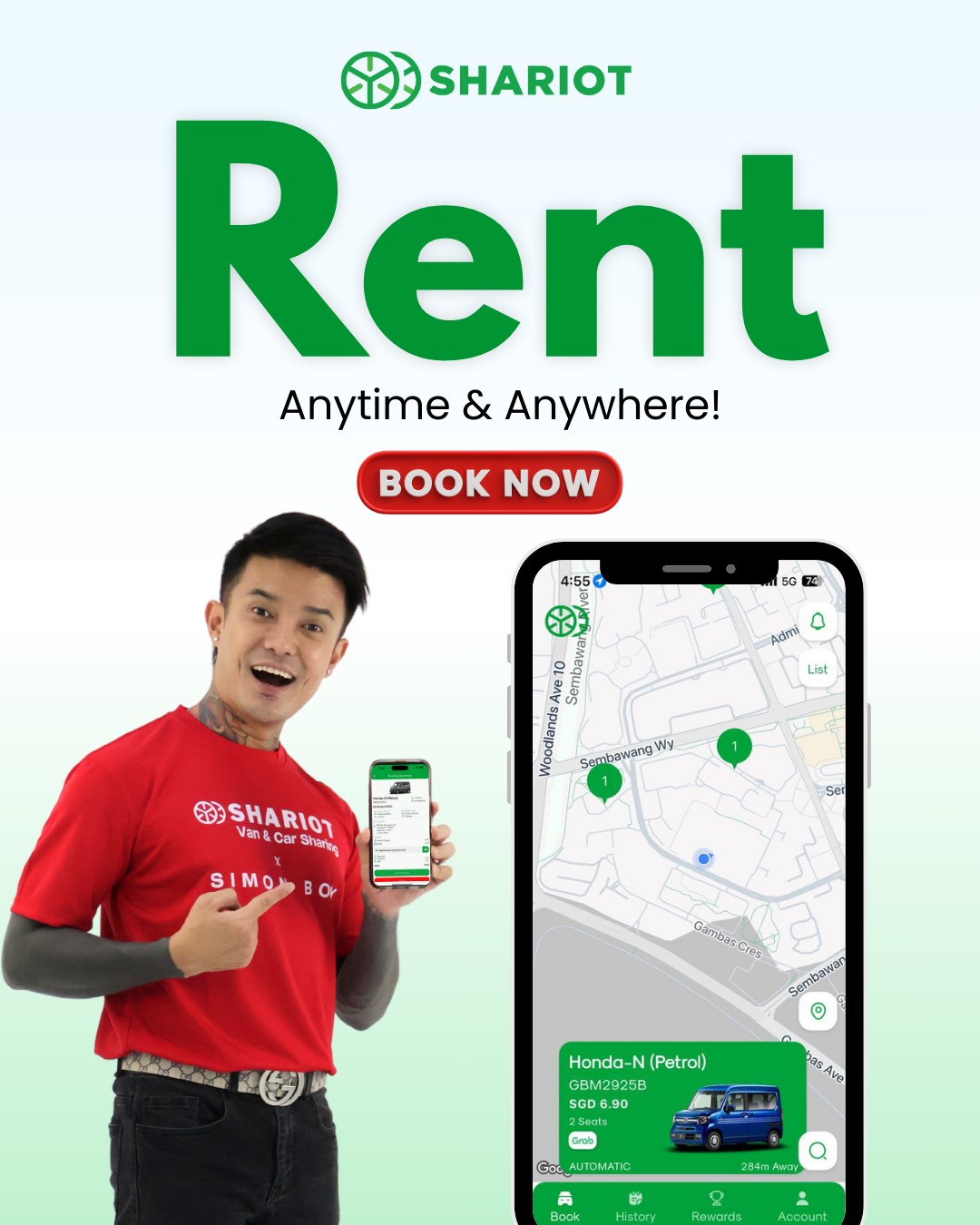 Shariot - 🚘 Rent Anytime & Anywhere with Shariot! With Shariot, your ...