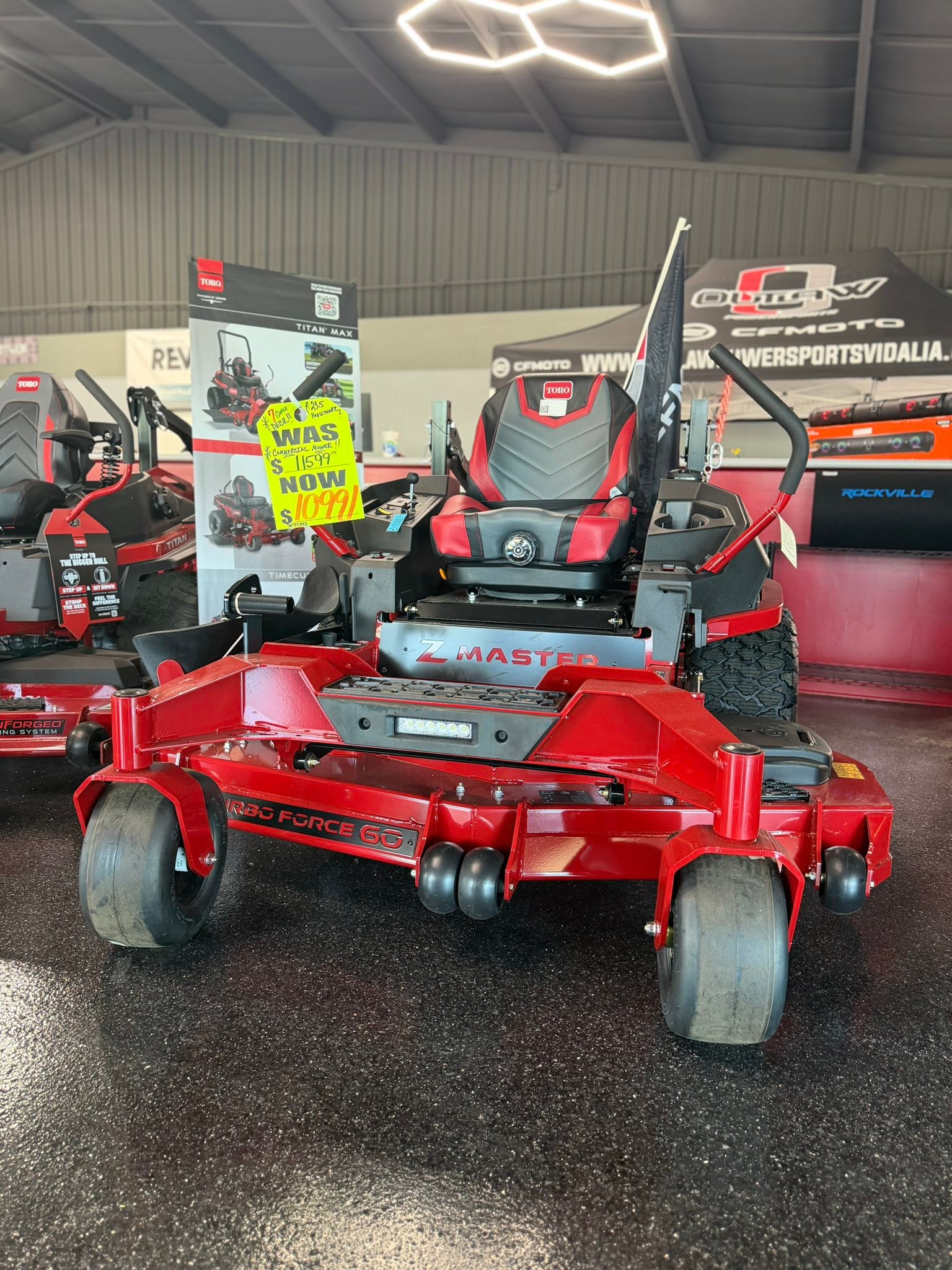 Outlaw Powersports for side-by-side and lawn mower needs