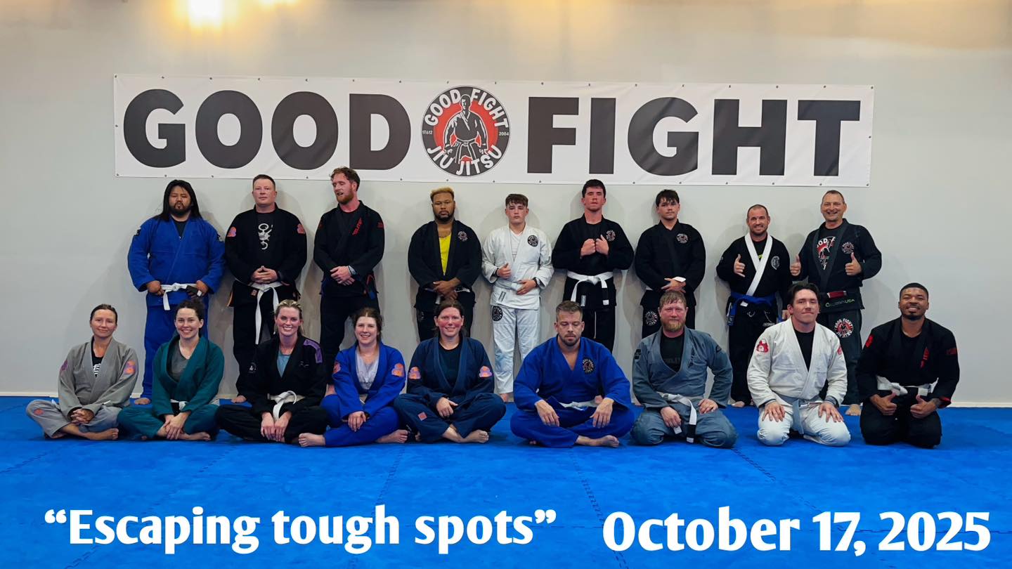 Good Fight Dojo - Working through our “Getting Out of Bad... | Facebook