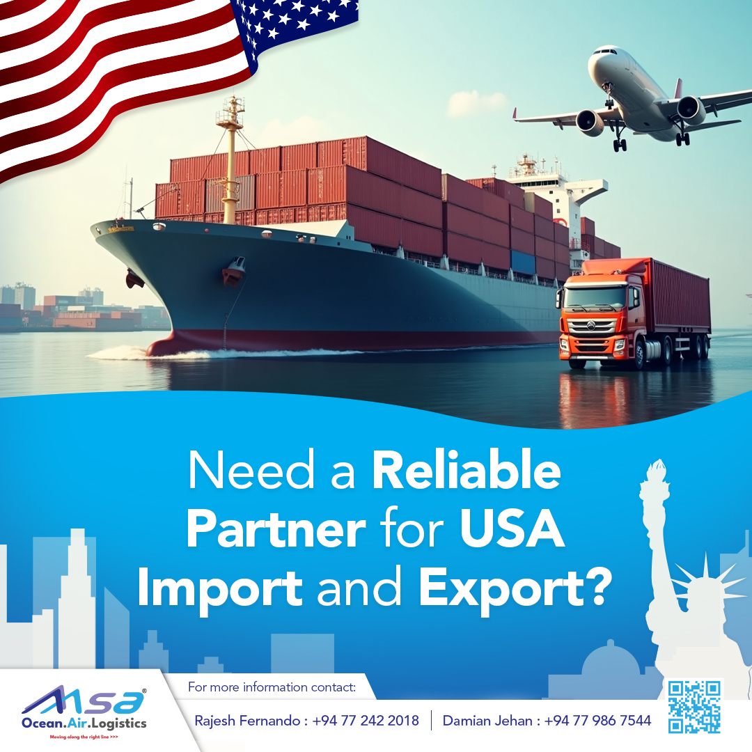 MSA - Shipping to and from the USA? We handle your imports and exports ...