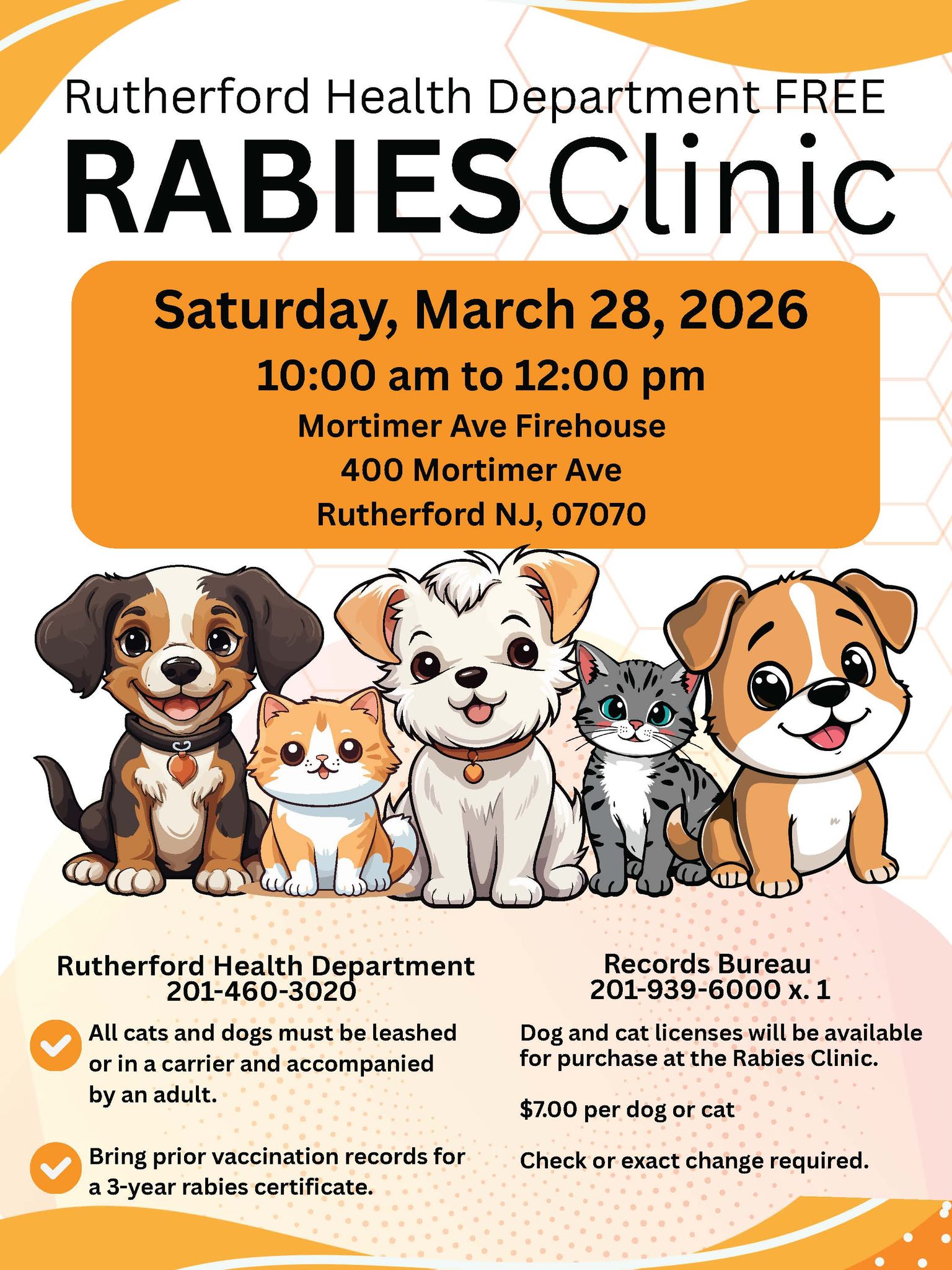 Health Department - FREE Rabies Clinic