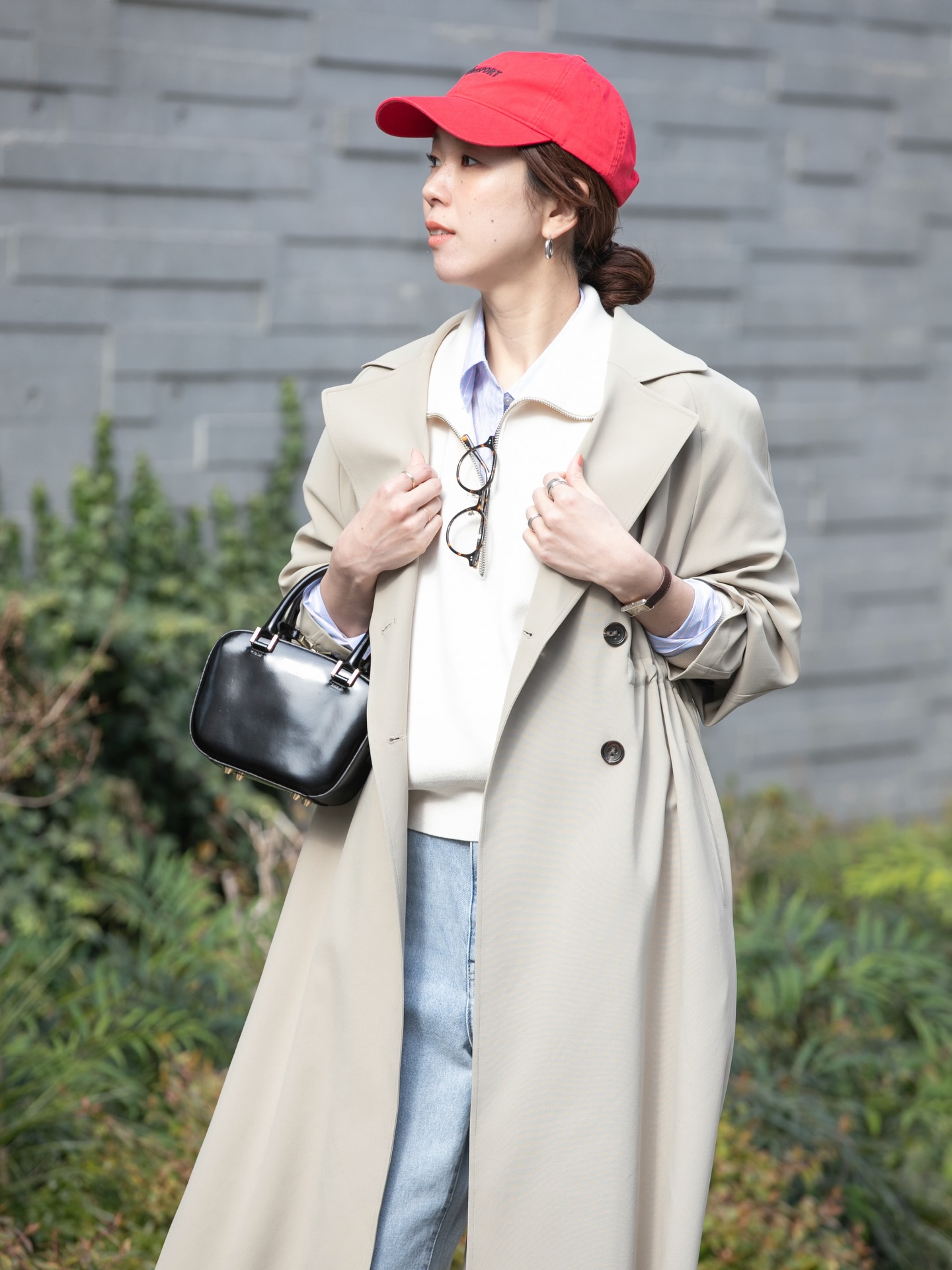 STYLE ドロストトレンチコート ¥22,000 tax incl. 撥水・防シワ・UV