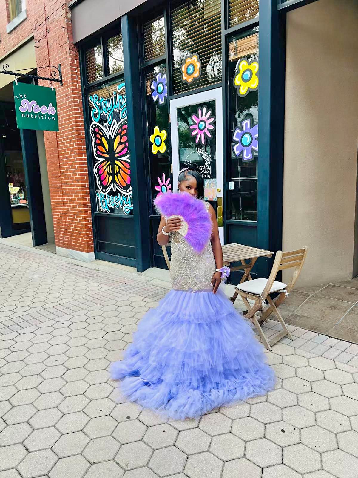 floral sequin prom dress Floral Sequin Prom Dress By Primavera Couture -3913