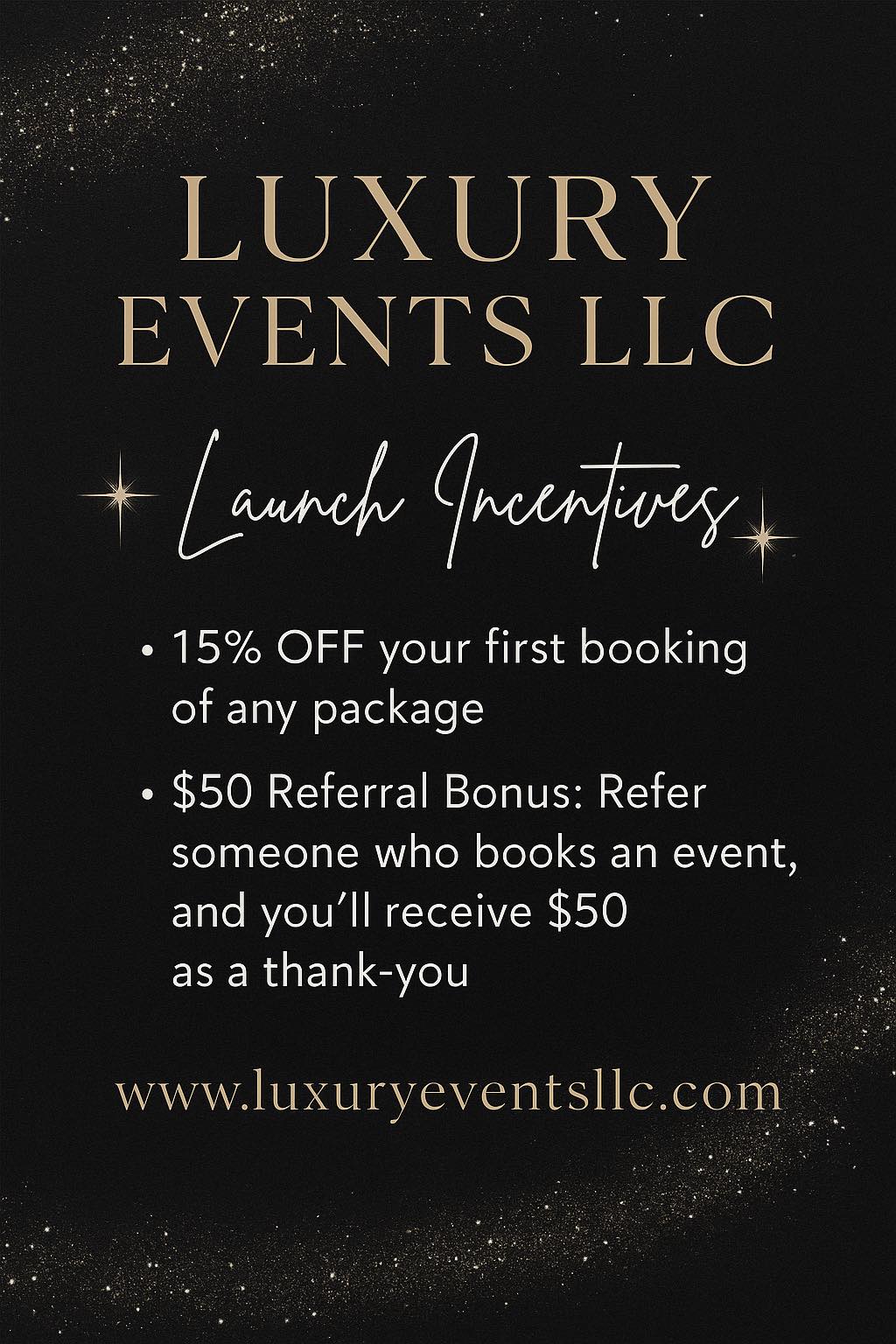 Luxury - Exciting News Luxury Events LLC has officially relaunched, and ...