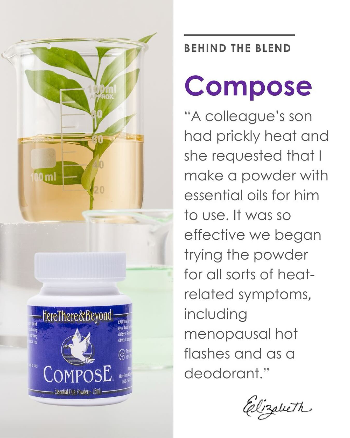 Elizabeth Essentials - 🌿 Keep your cool with Compose. This silky ...