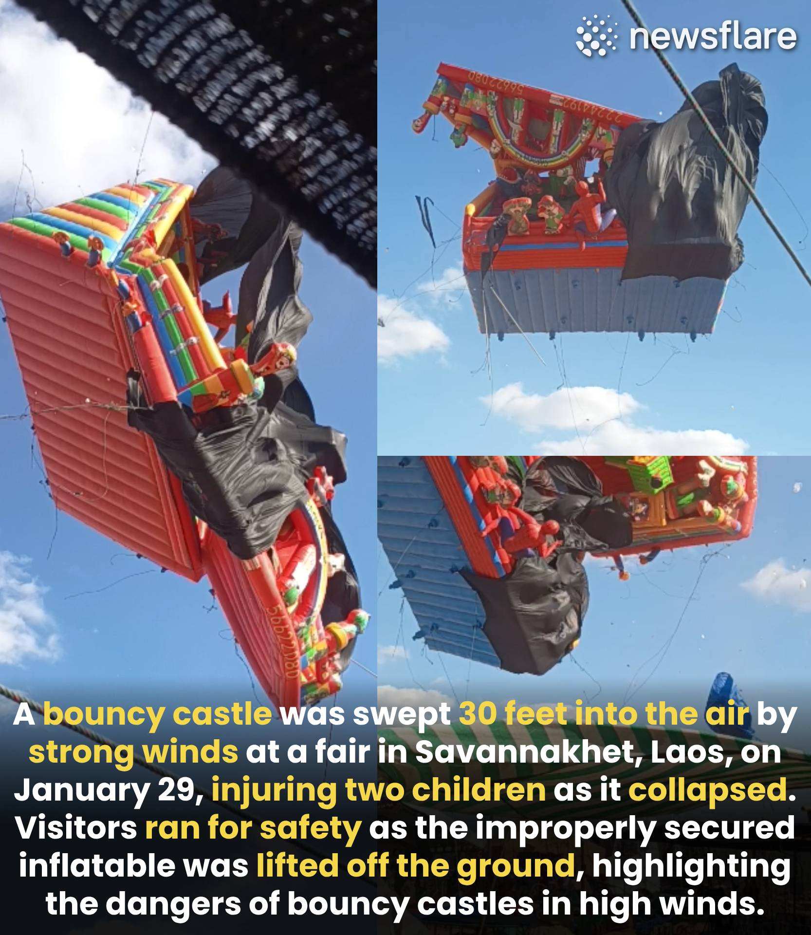 Newsflare - A fairground ride turned into a terrifying scene when a ...