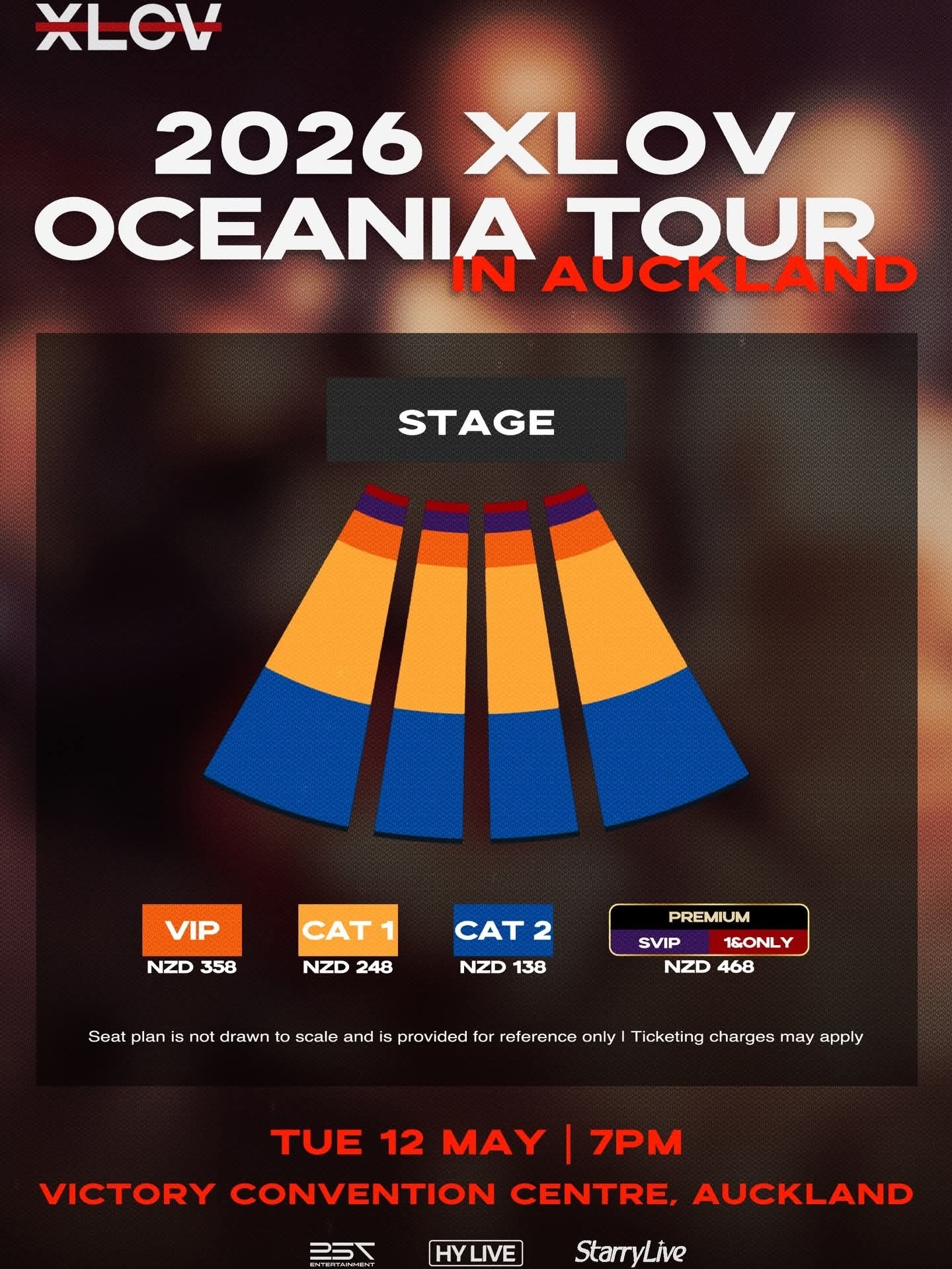 Repost StarryLive 2026 XLOV OCEANIA TOUR IN AUCKLAND AUCKLAND, GET 