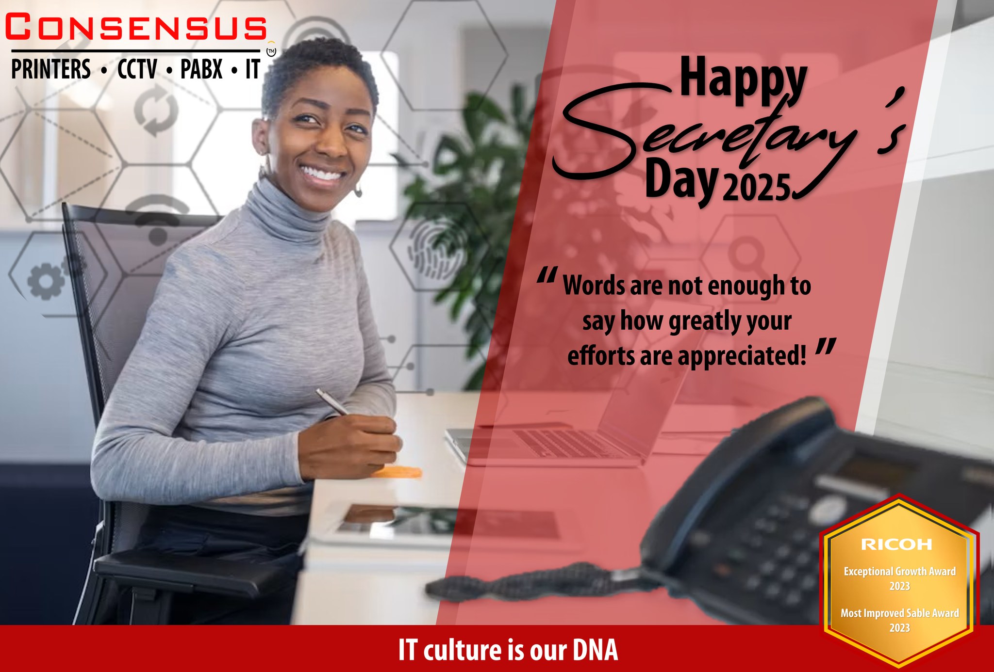 Consensus - 🌸 Happy Secretaries Day 2025! 🌸 Today we... | Facebook