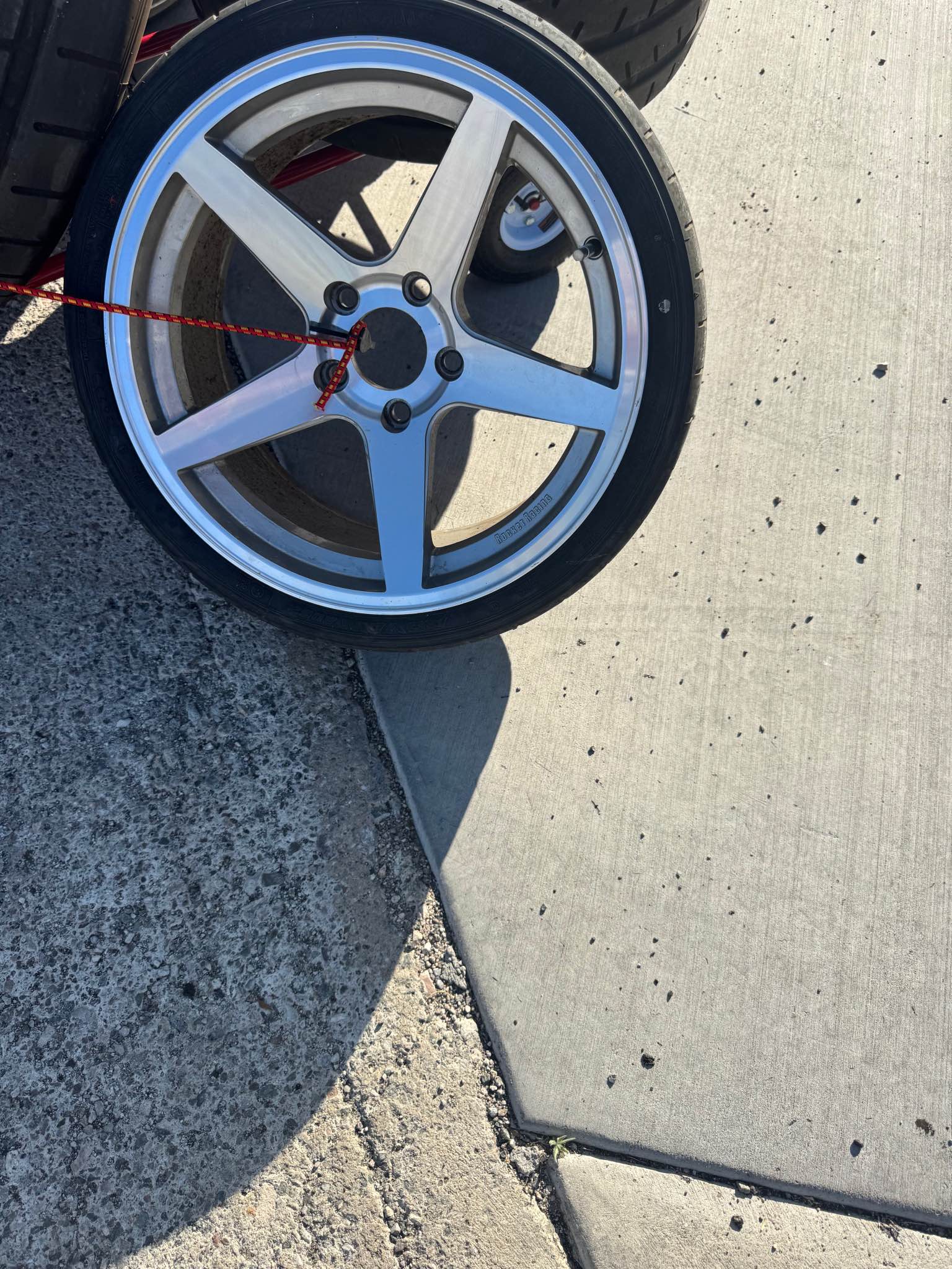 Full set of tires & wheels rear rims are 18X12 front wheels are 18X9 ...
