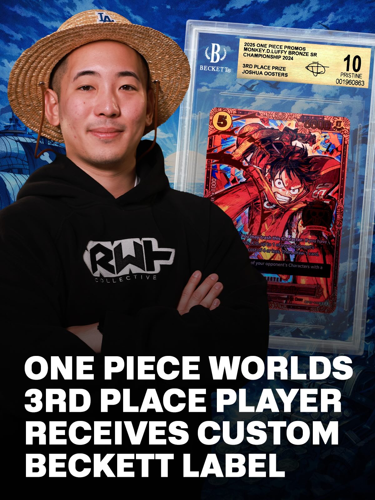 2024 One Piece World Championship third-place prize card