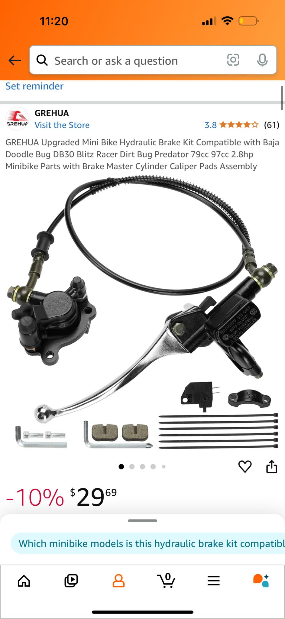 Gasket Kit Mini Baja 96cc 97cc Db30-rr Doodle Bug Db30-NEW