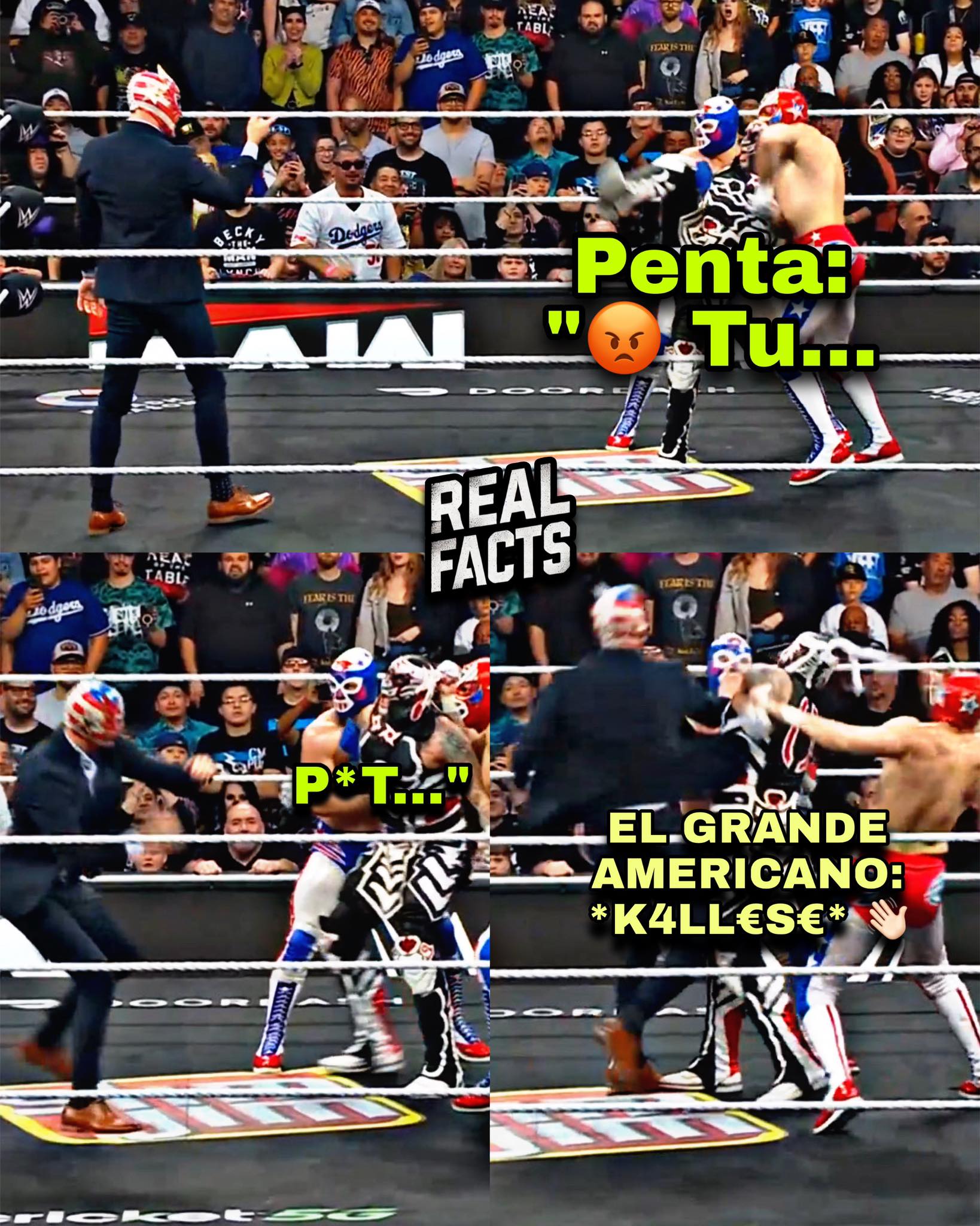 REAL FACTS - La interacción entre El Grande Americano y... | Facebook