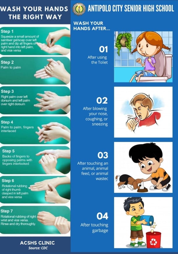 Prevent the spread of Covid-19 Virus. Practice right hand... - DepEd ...