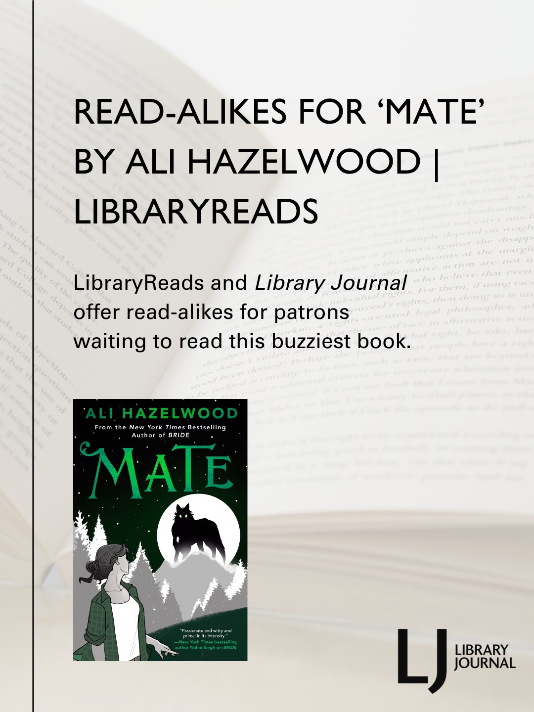 Library Journal - Explore these read-alike titles:... | Facebook