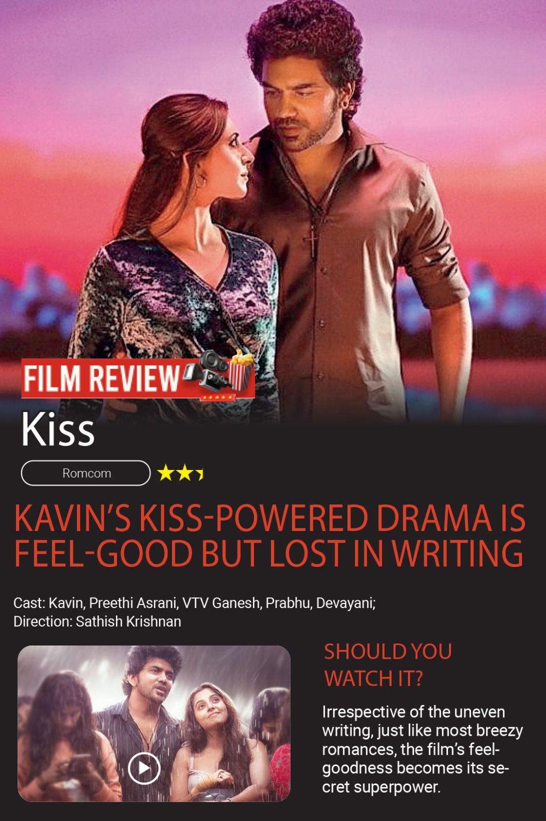 Chennai Times - #KissReview: #Kiss aspires to be a... | Facebook
