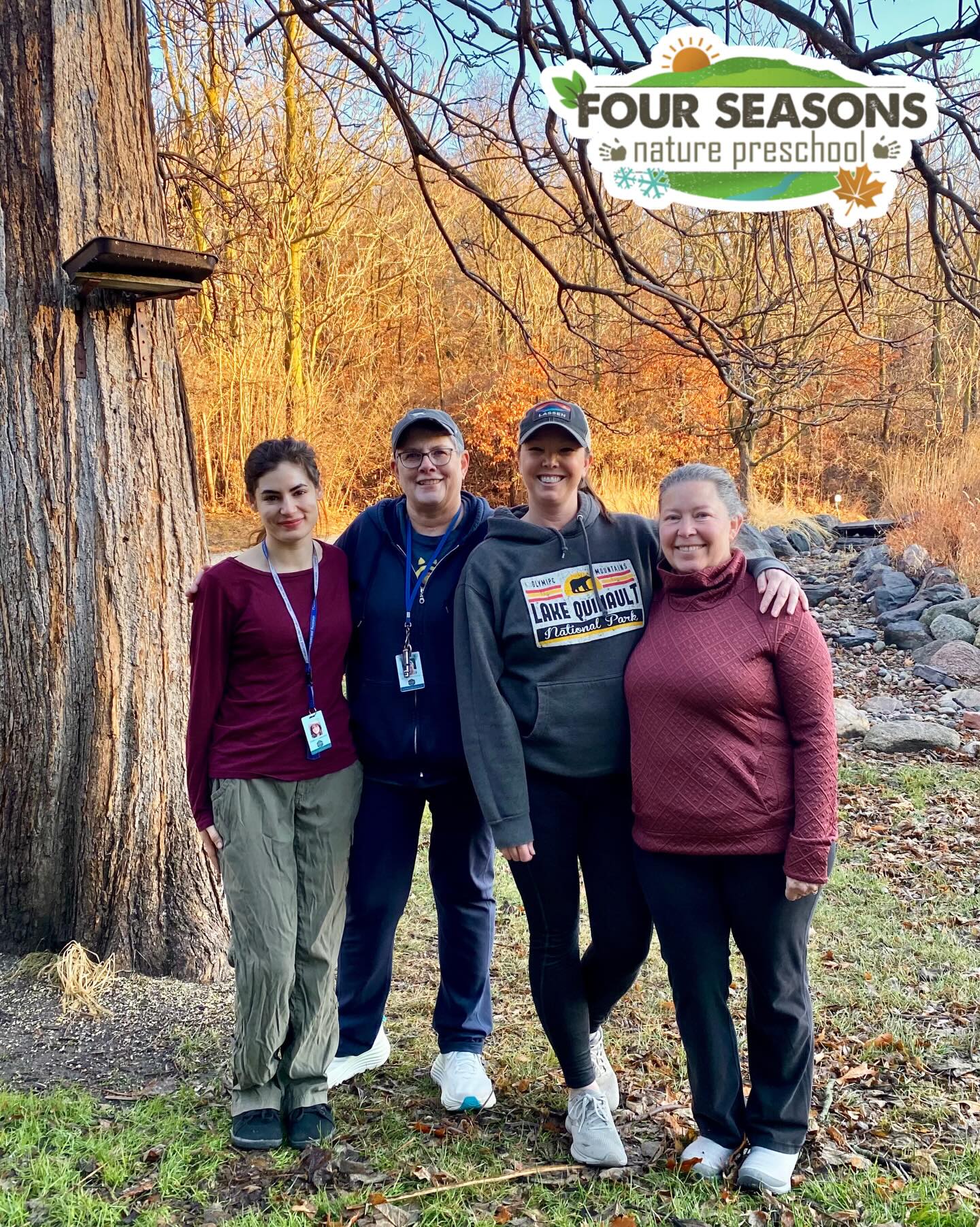 Four - Meet the Four Seasons Nature Preschool team 🌿 From left to right ...