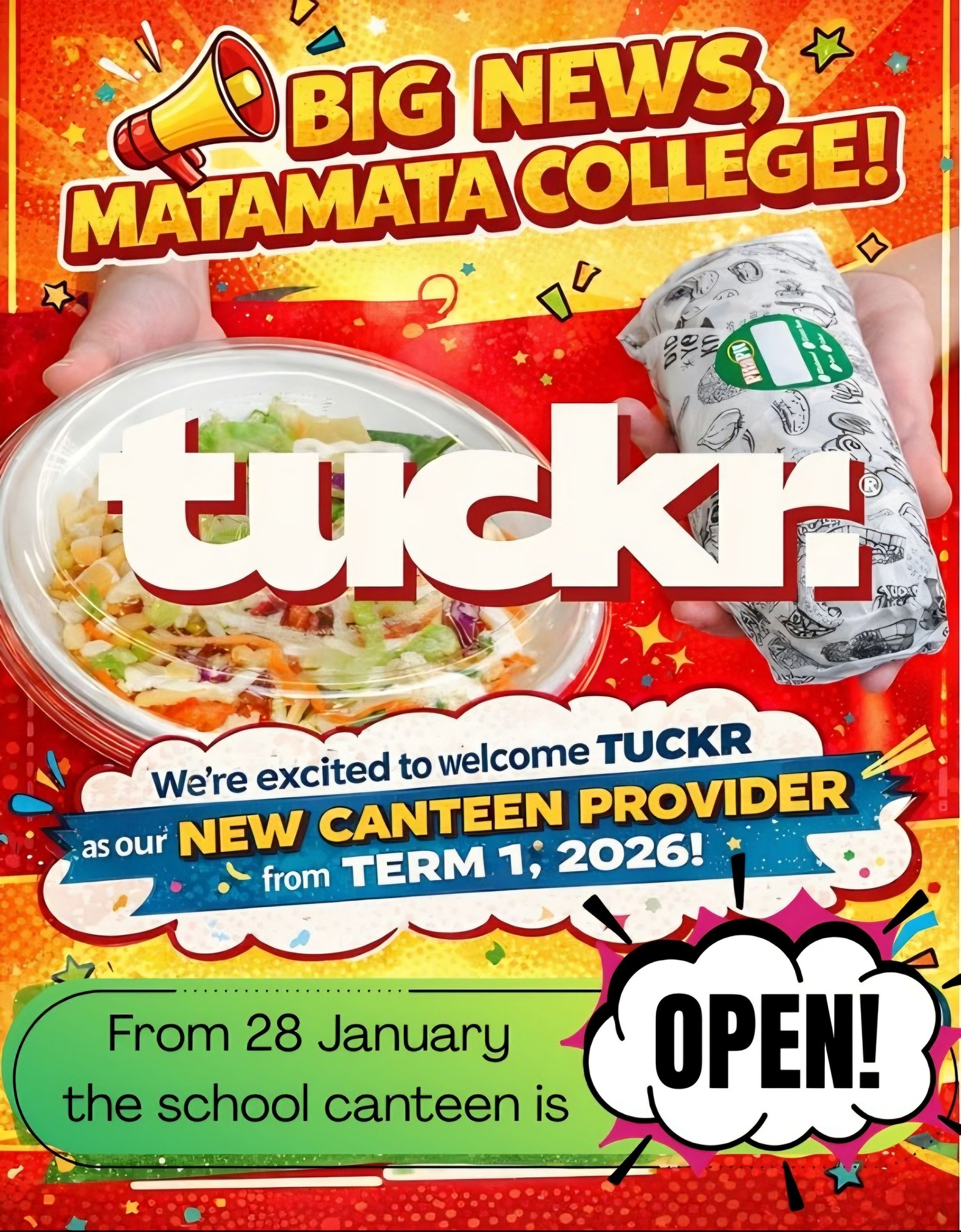 Matamata - 🎉 Fantastic news!! Our canteen is OPEN! Cash and EFTPOS ...