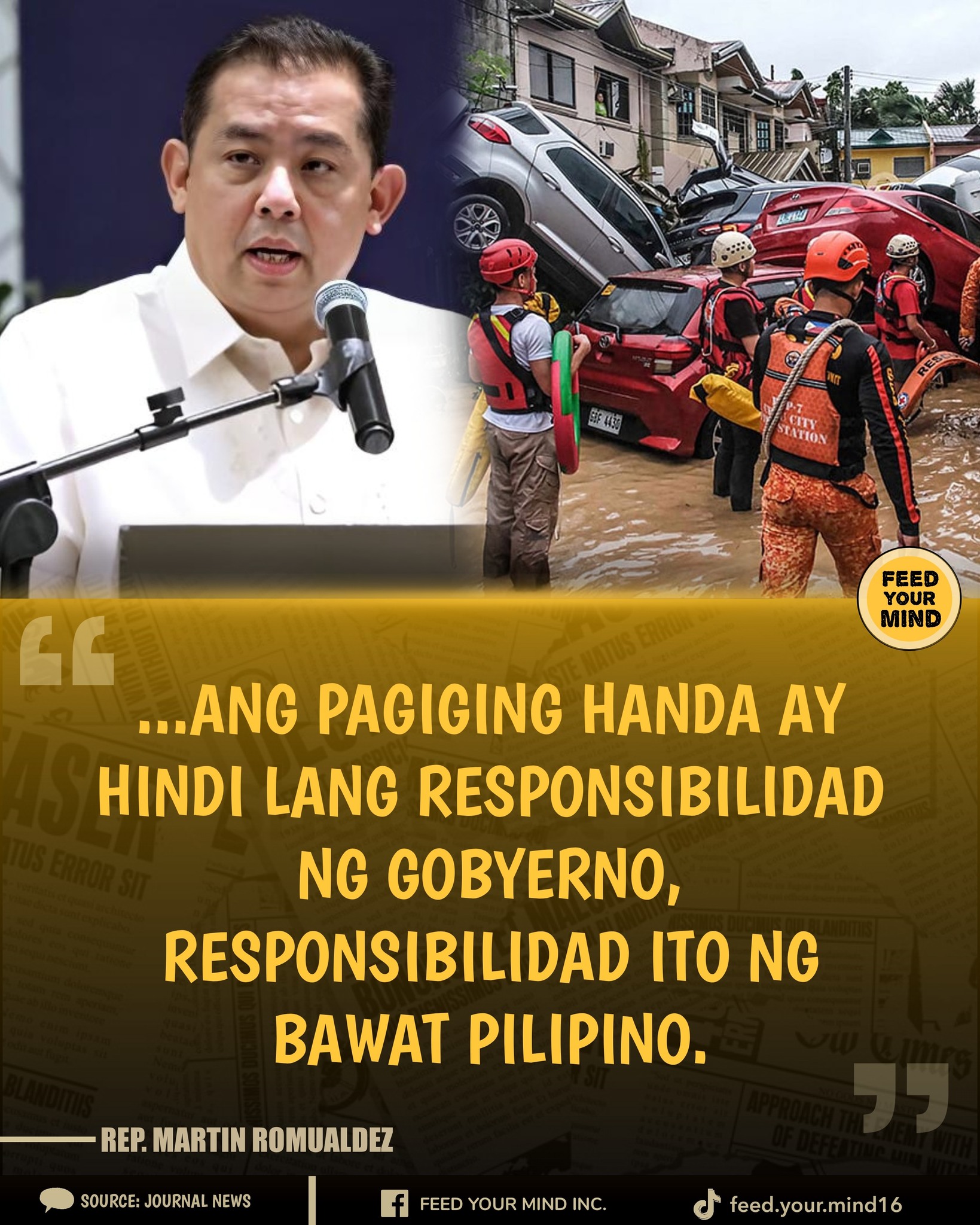 Feed - Nagpaalala si Rep. Martin Romualdez tungkol sa kahandaan sa ...