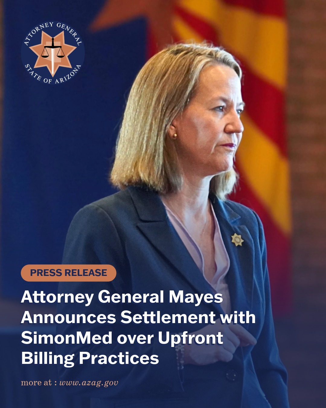 Arizona - Attorney General Kris Mayes announced a settlement with ...