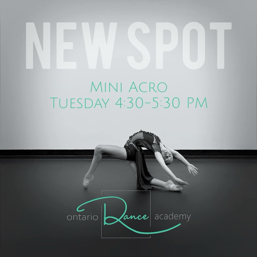 Ontario - Due to some level changes, we’ve opened ONE spot in our Mini ...