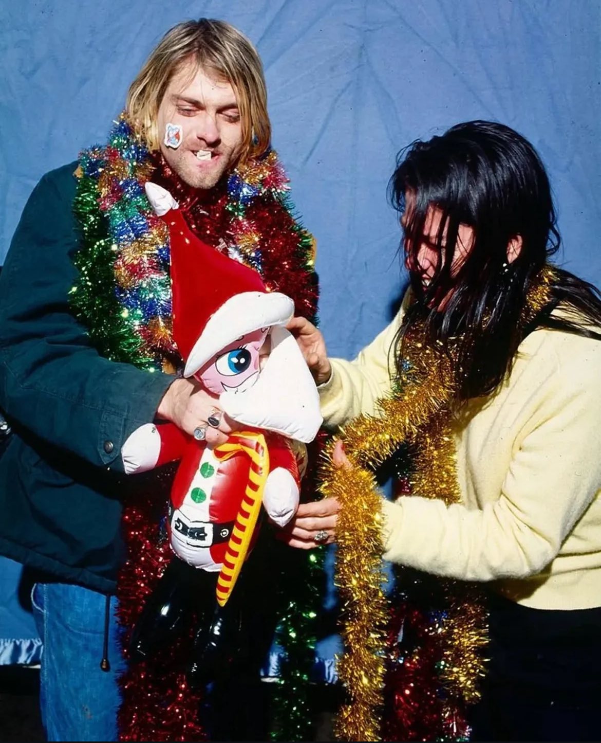 Kurt Cobain & Kim Deal Melody Maker Magazine Pier 48 Seattle