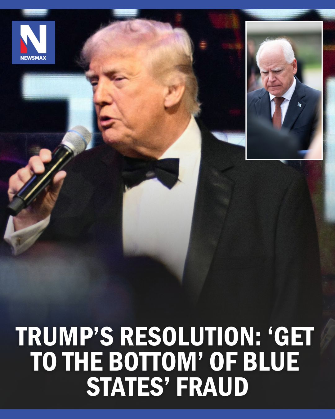 NEWSMAX - BLUE STATE FRAUD: President Donald Trump on Wednesday night ...