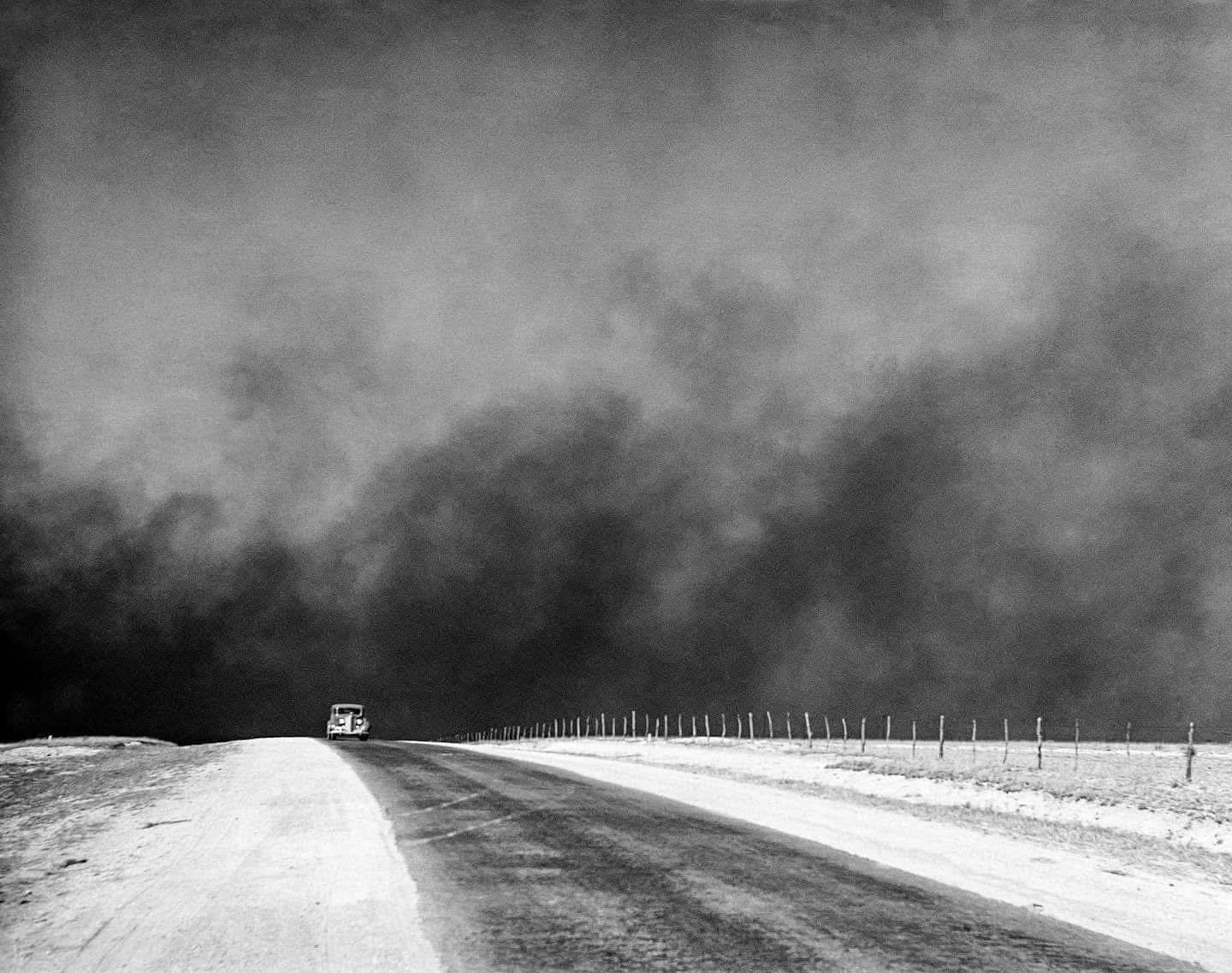 36frames - Arthur Rothstein's iconic photograph captures the haunting ...
